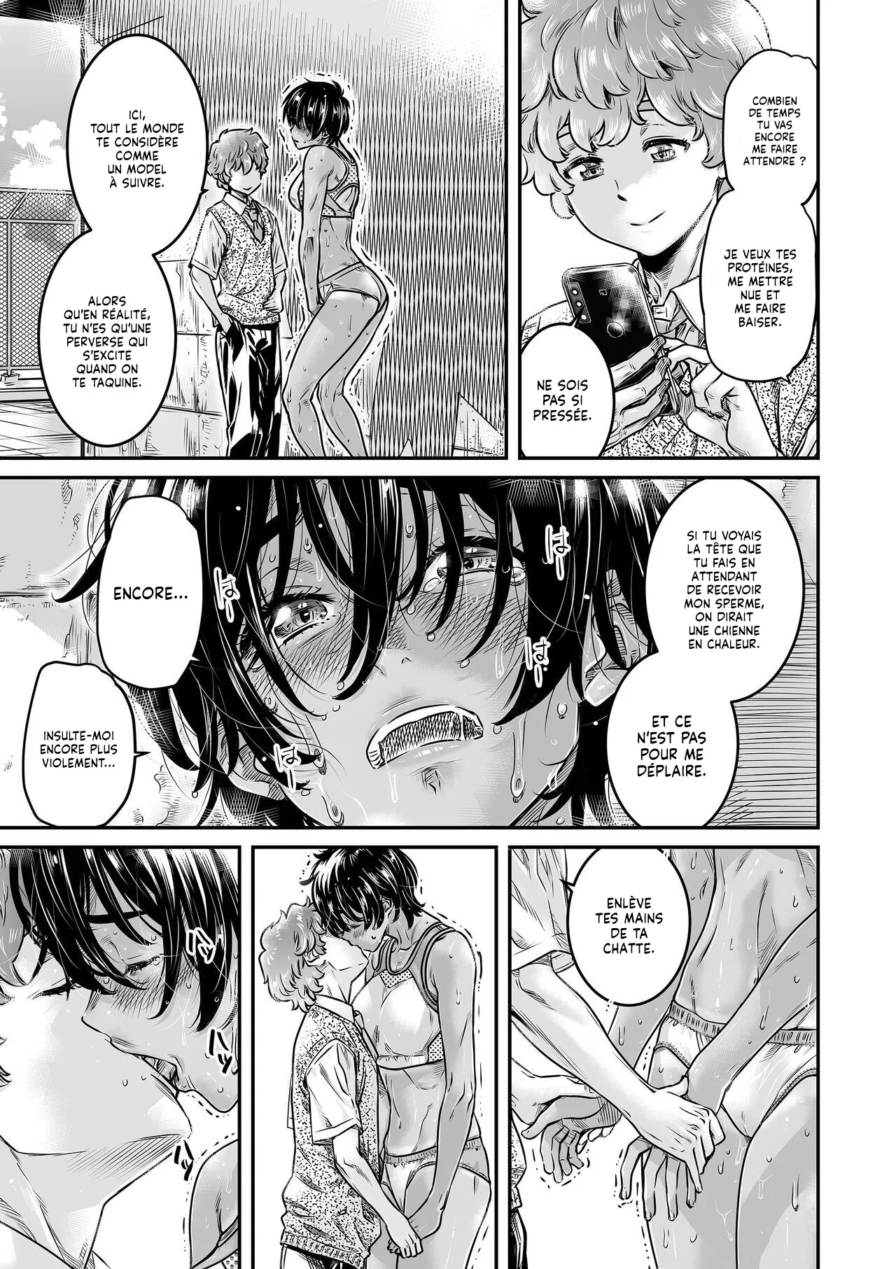 Shinchou 175cm no Rikujou Joshi wa Kouhai Danshi no Seishi o Chitsu ni Tameta mama Hashiritai  Une fille d1m75 qui fait de lAthletisme veut courir avec le Sperme de son petit copain en elle numero d'image 15
