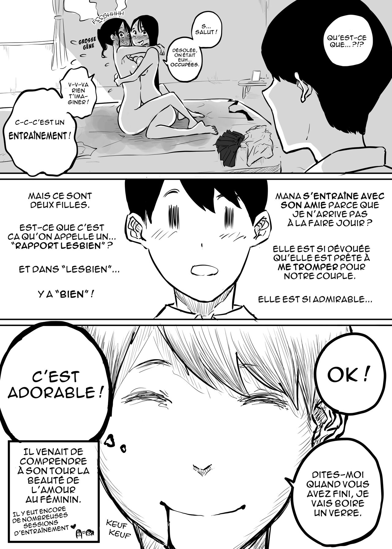 Kareshi to no Ecchi ga Jouzu ni Dekiru you ni Ecchi no Renshuu Aite o Shite kureru Onna Tomodachi  Mon amie mentraîne au lit pour que je sois meilleure avec mon copain numero d'image 3