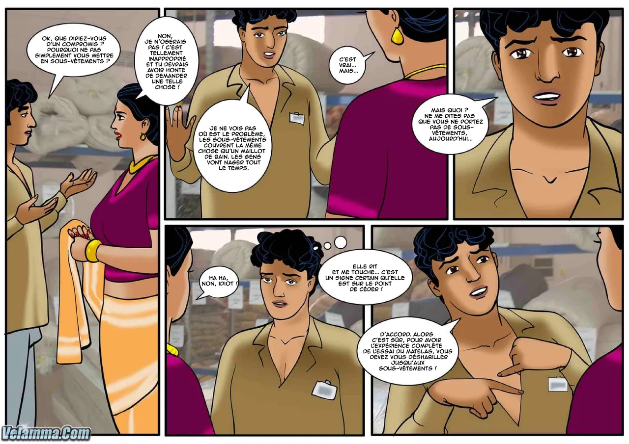 Velamma - 038- Trouver un nouveau matelas numero d'image 18