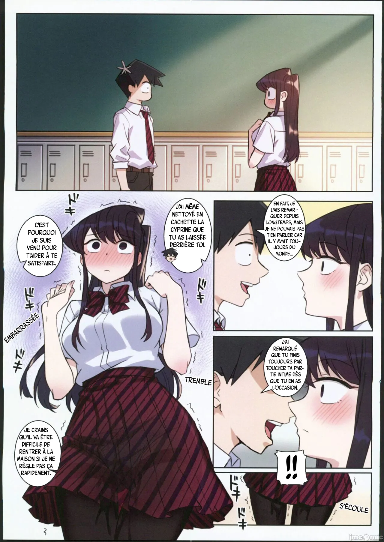 Komi-san wa, H Mousoushou desu. Vol 2  Komi-san a des idees etranges sur le sexe. Volume 2 numero d'image 15