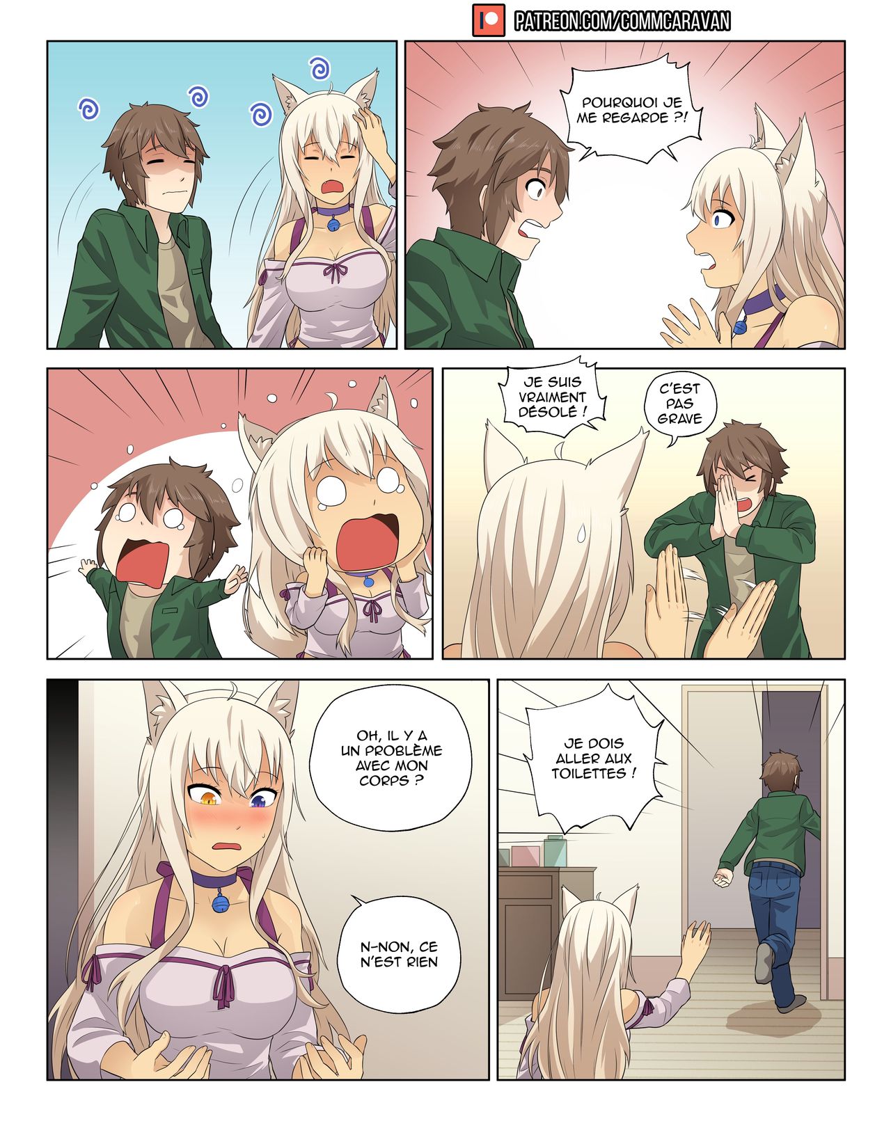 Nekopara Body Swap Comic  Nekopara, échange de corps numero d'image 1