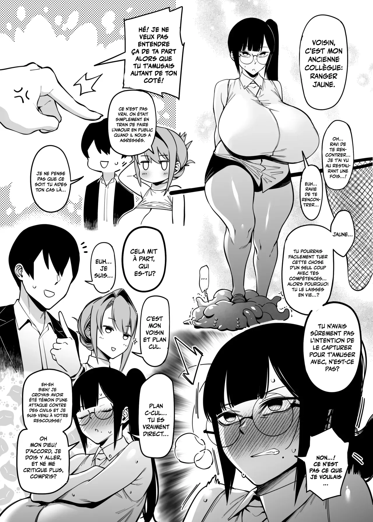 Otonari-san wa Yami Soshiki ni Nikutai Kaizou sareta Moto Seigi Sentai Member deshita 3  Ma voisine est une ancienne membre de super sentai dont le corps a ete modifie par une organisation malefique 3 numero d'image 26