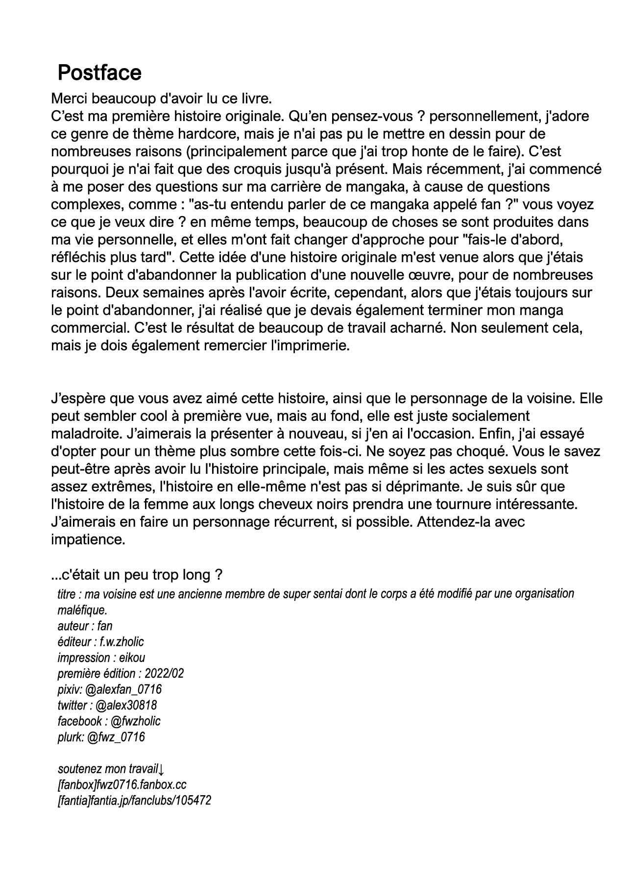 Otonari-san wa Yami Soshiki ni Nikutai Kaizou sareta Moto Seigi Sentai Member deshita 1 - 4  Ma voisine est une ancienne membre de super sentai dont le corps a ete modifie par une organisation malefique 1 - 4 numero d'image 20