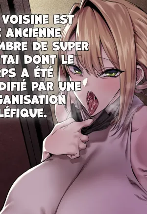 Otonari-san wa Yami Soshiki ni Nikutai Kaizou sareta Moto Seigi Sentai Member deshita 1 - 4  Ma voisine est une ancienne membre de super sentai dont le corps a ete modifie par une organisation malefique 1 - 4