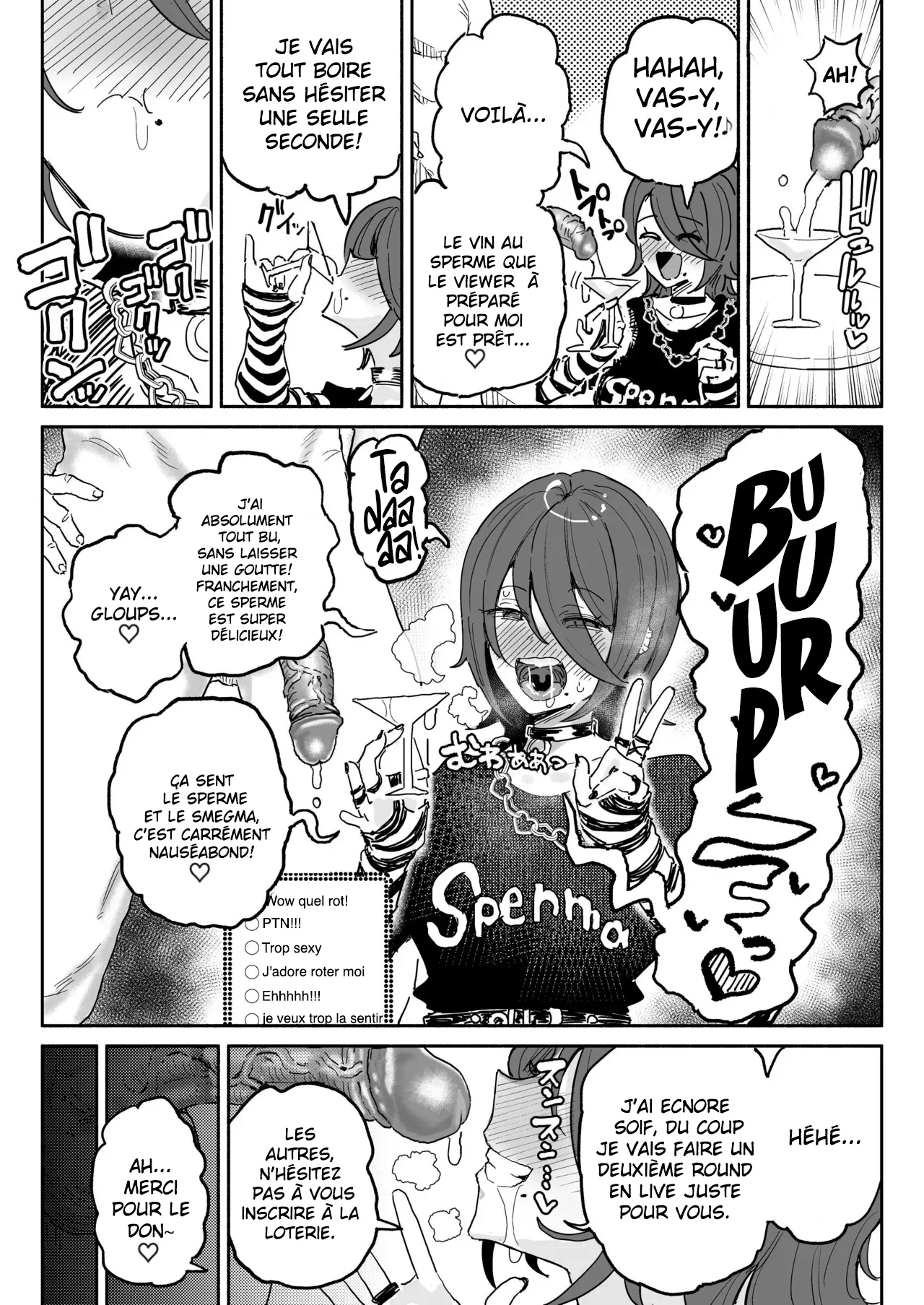 Chin Kagi Kei Haishinsha Isshuukan Chinkasu Zamen Seikatsu  une streameuse obsedee par les bites a passe une semaine a manger du sperme et du smegma. numero d'image 4