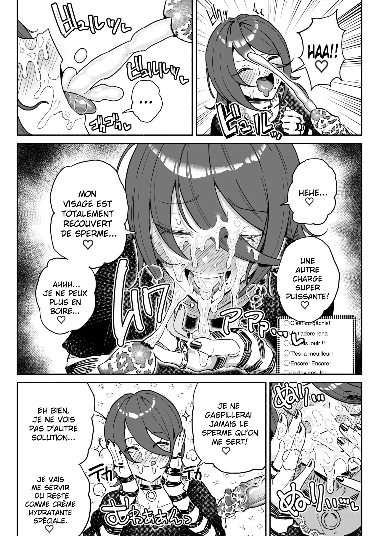 Chin Kagi Kei Haishinsha Isshuukan Chinkasu Zamen Seikatsu  une streameuse obsedee par les bites a passe une semaine a manger du sperme et du smegma. numero d'image 6