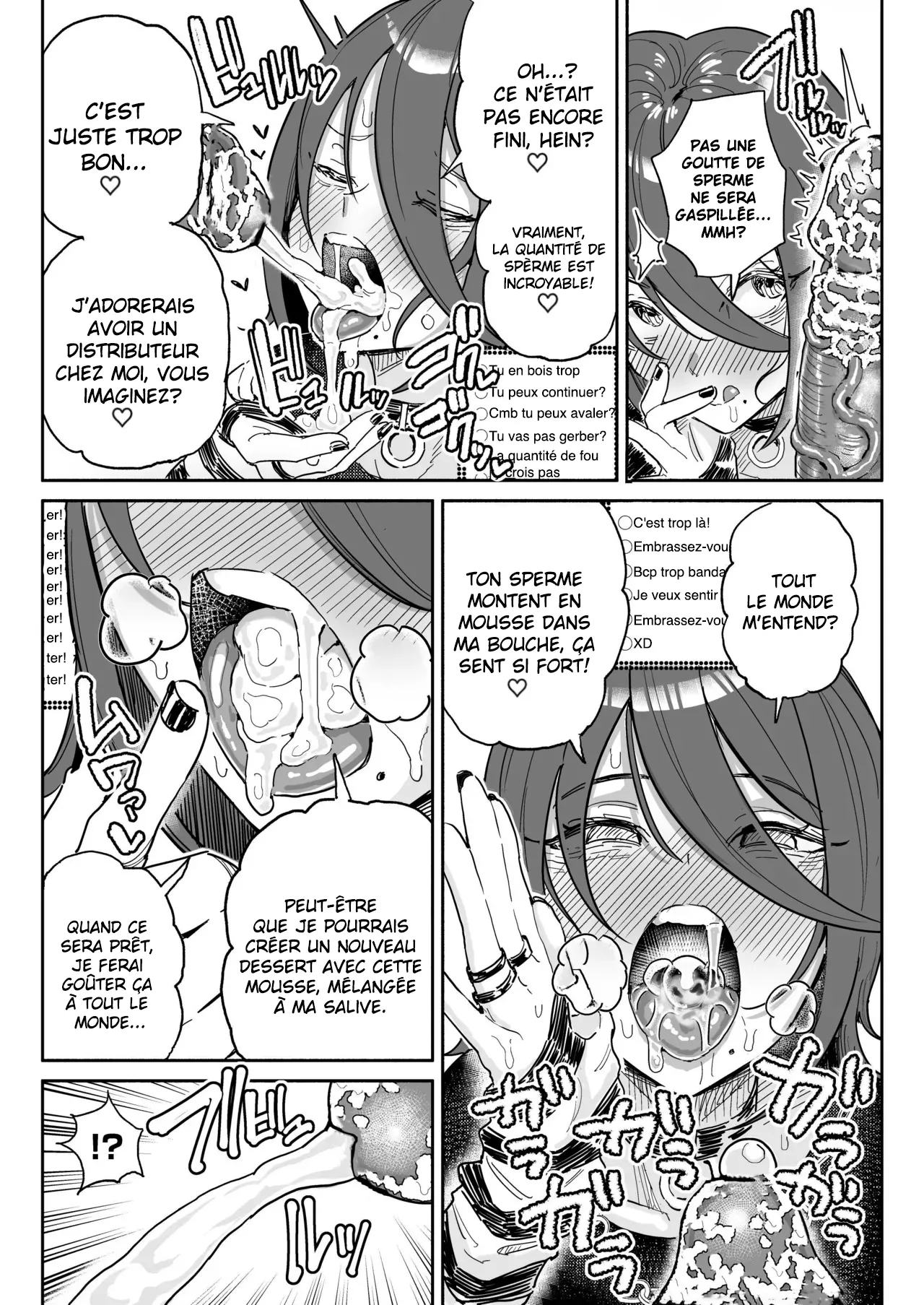 Chin Kagi Kei Haishinsha Isshuukan Chinkasu Zamen Seikatsu  une streameuse obsedee par les bites a passe une semaine a manger du sperme et du smegma. numero d'image 7