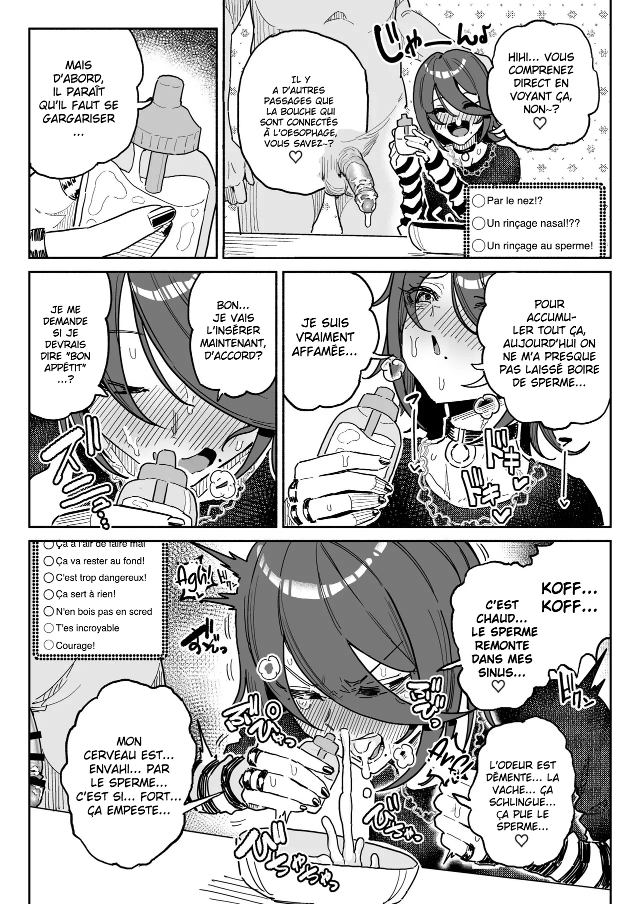 Chin Kagi Kei Haishinsha Isshuukan Chinkasu Zamen Seikatsu  une streameuse obsedee par les bites a passe une semaine a manger du sperme et du smegma. numero d'image 10