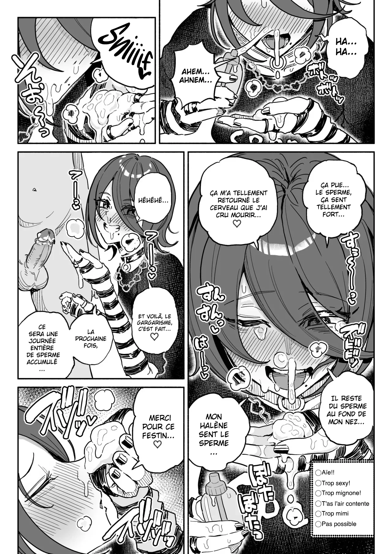 Chin Kagi Kei Haishinsha Isshuukan Chinkasu Zamen Seikatsu  une streameuse obsedee par les bites a passe une semaine a manger du sperme et du smegma. numero d'image 11