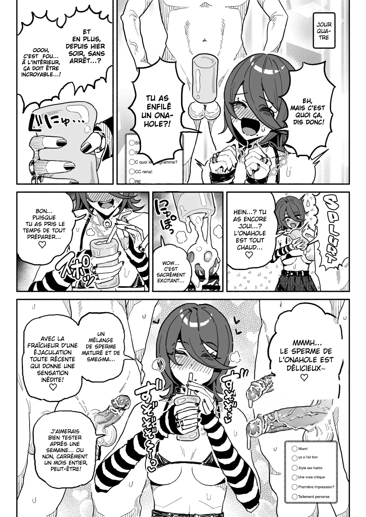 Chin Kagi Kei Haishinsha Isshuukan Chinkasu Zamen Seikatsu  une streameuse obsedee par les bites a passe une semaine a manger du sperme et du smegma. numero d'image 13