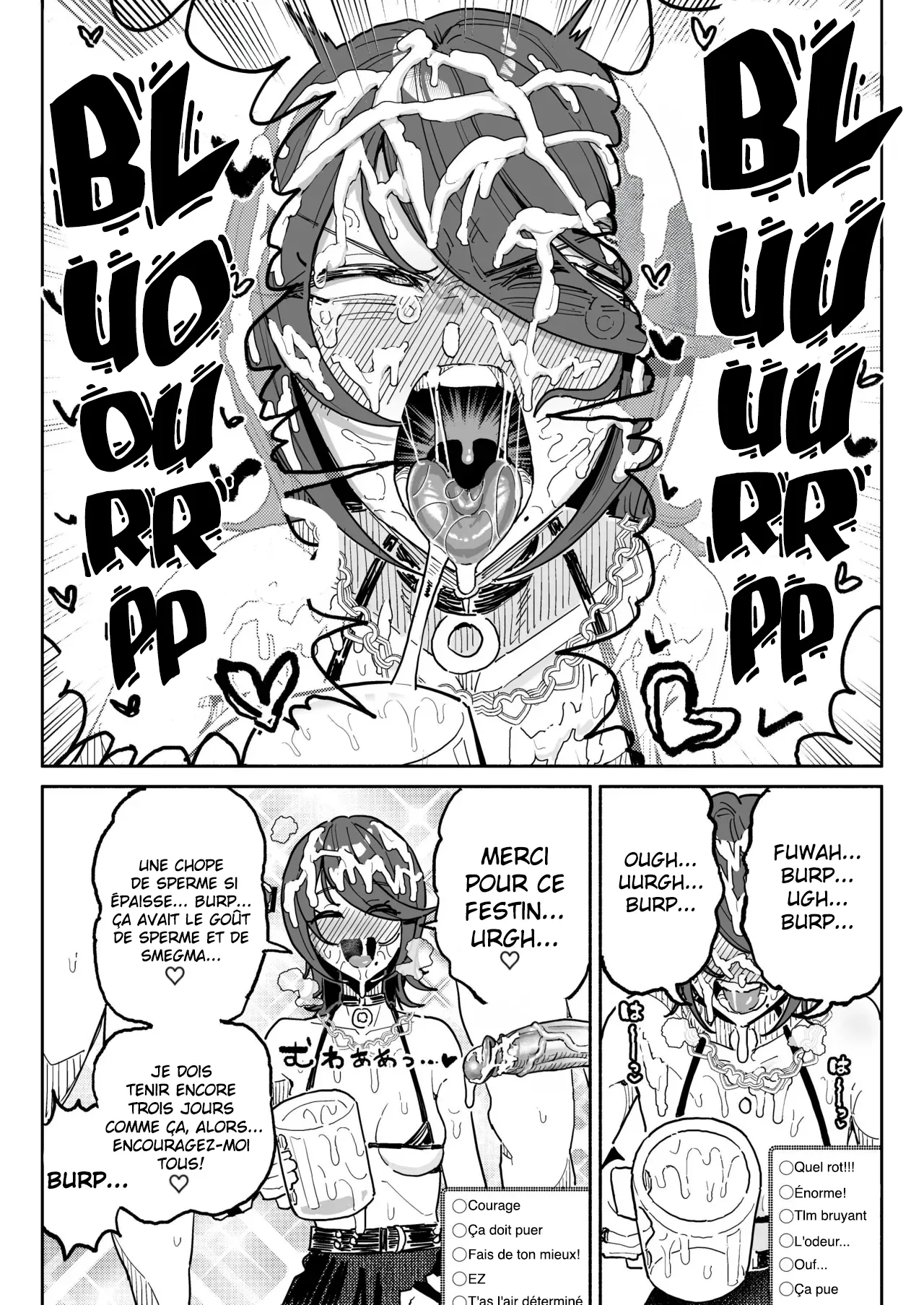 Chin Kagi Kei Haishinsha Isshuukan Chinkasu Zamen Seikatsu  une streameuse obsedee par les bites a passe une semaine a manger du sperme et du smegma. numero d'image 16