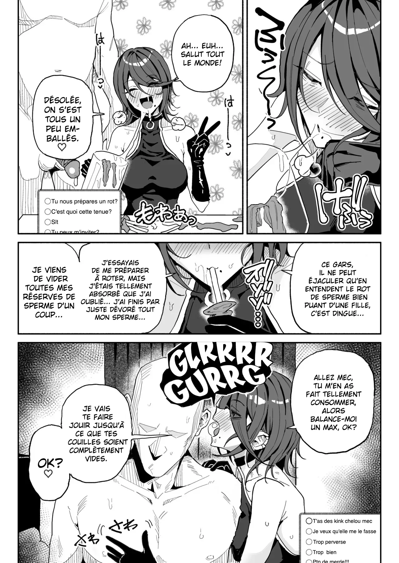 Chin Kagi Kei Haishinsha Isshuukan Chinkasu Zamen Seikatsu  une streameuse obsedee par les bites a passe une semaine a manger du sperme et du smegma. numero d'image 22