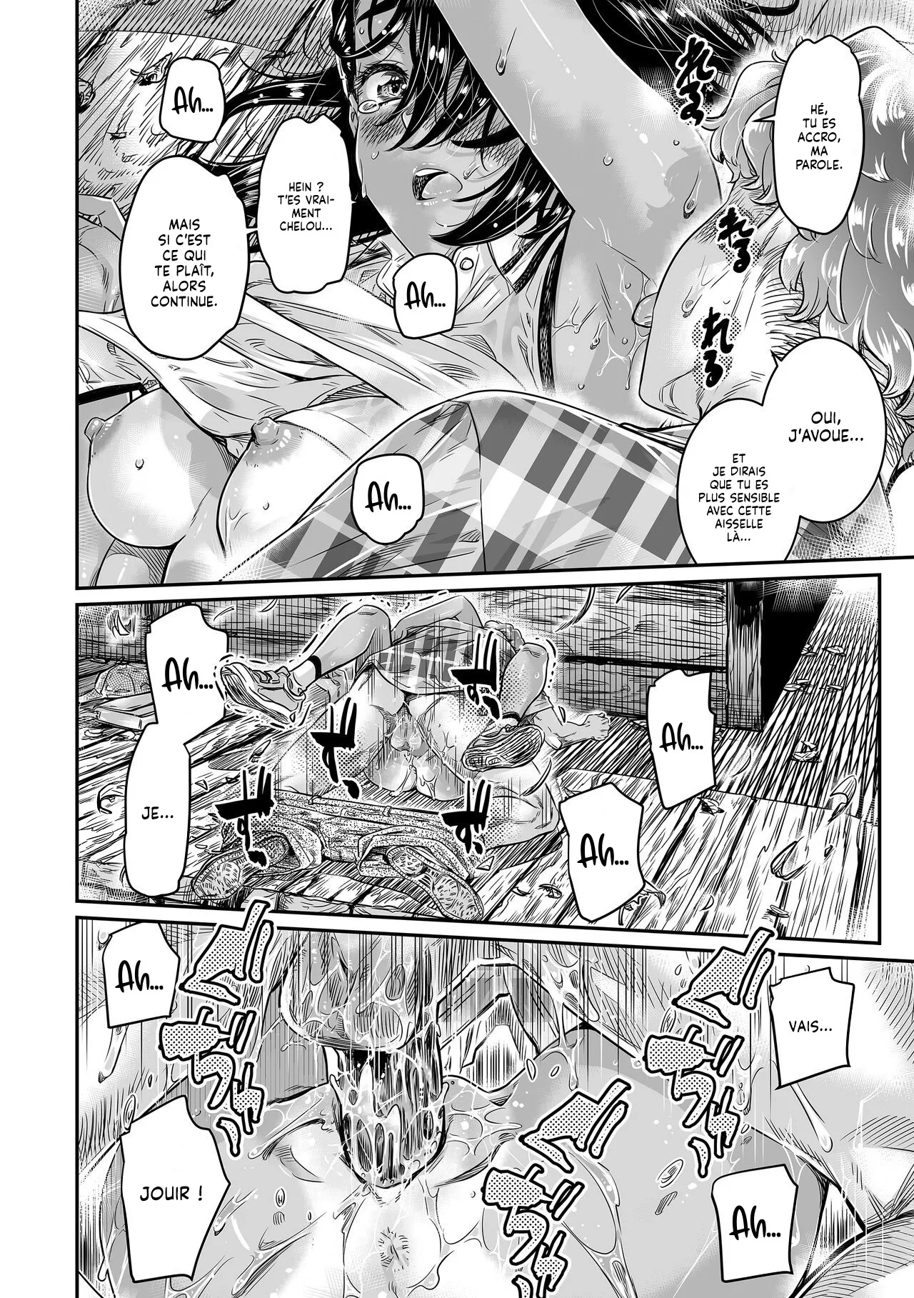 Hiyake no Bitch Shoujo wa, Doutei no Senpai o Yagai Sex ni Sasou  Une Fille Bronzee invite un gars a faire lAmour en pleine air numero d'image 27