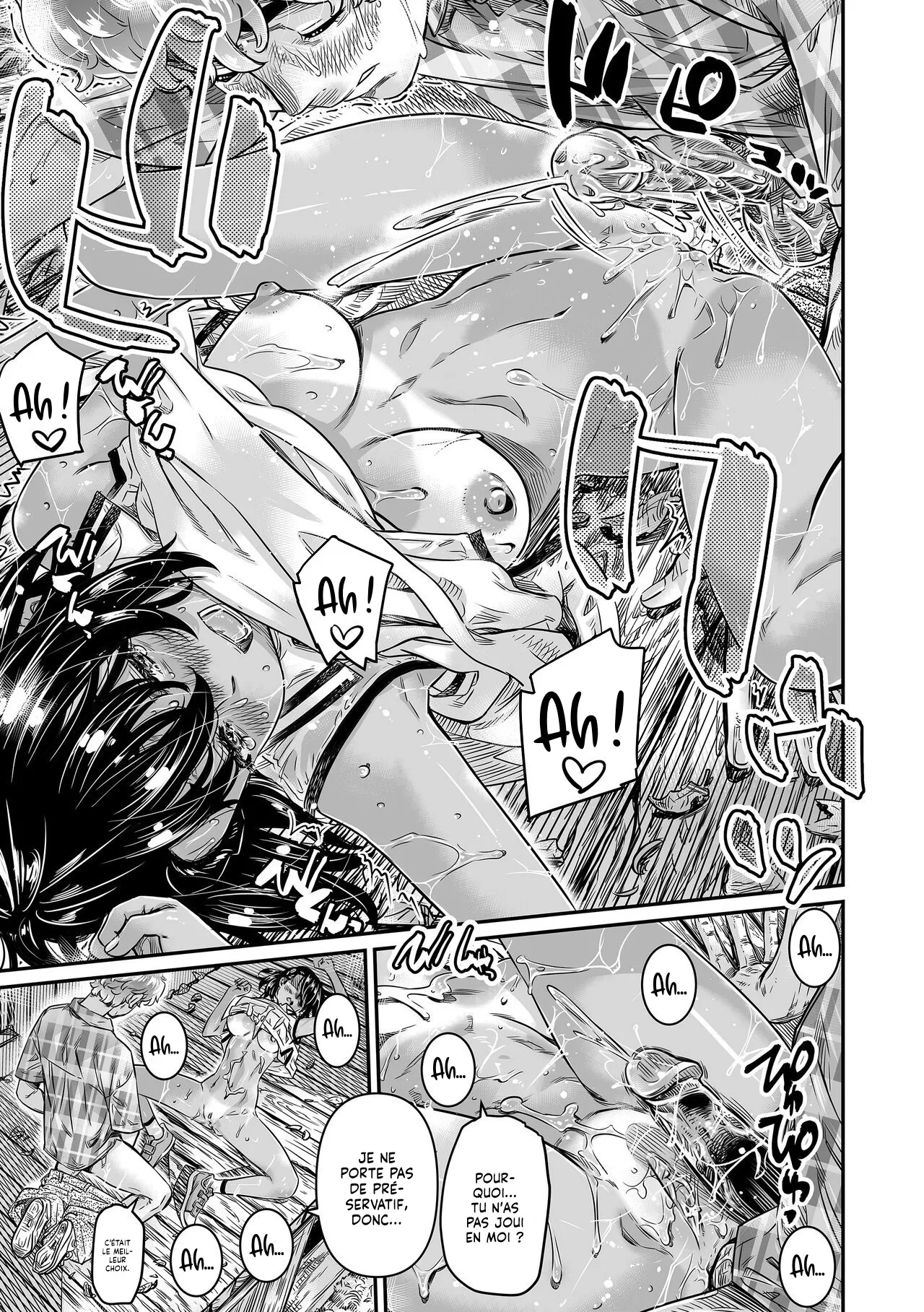 Hiyake no Bitch Shoujo wa, Doutei no Senpai o Yagai Sex ni Sasou  Une Fille Bronzee invite un gars a faire lAmour en pleine air numero d'image 28
