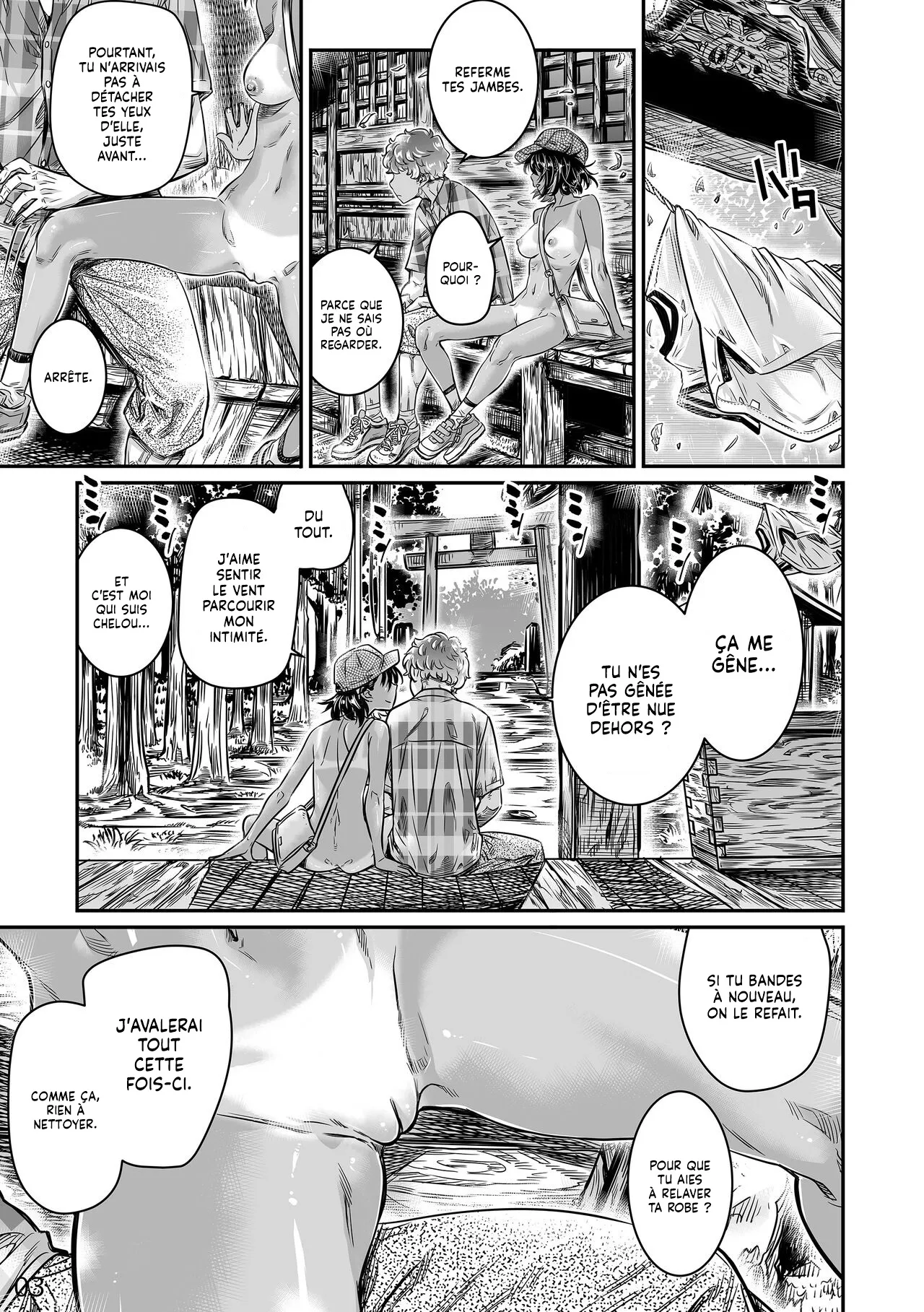 Hiyake no Bitch Shoujo wa, Doutei no Senpai o Yagai Sex ni Sasou  Une Fille Bronzee invite un gars a faire lAmour en pleine air numero d'image 30