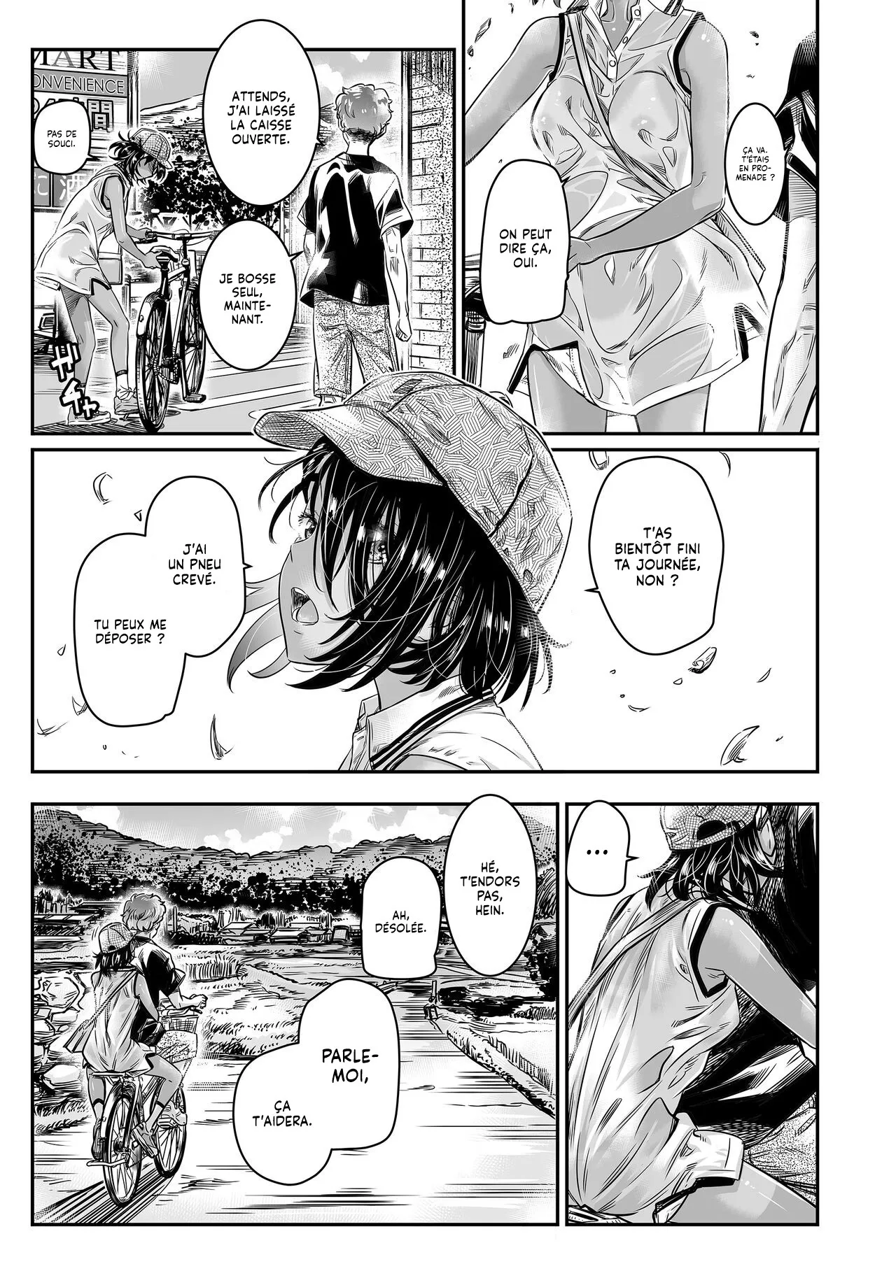 Hiyake no Bitch Shoujo wa, Doutei no Senpai o Yagai Sex ni Sasou  Une Fille Bronzee invite un gars a faire lAmour en pleine air numero d'image 6
