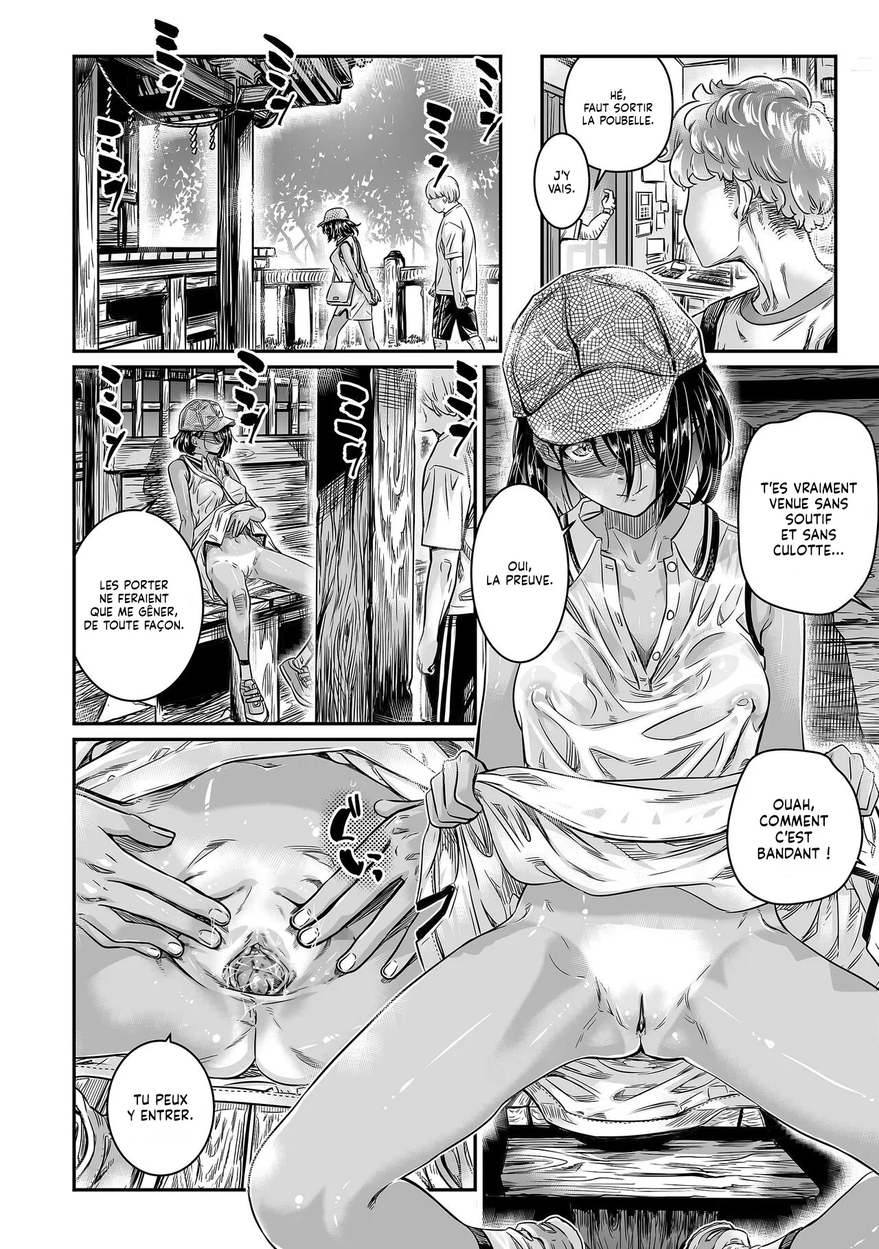 Hiyake no Bitch Shoujo wa, Doutei no Senpai o Yagai Sex ni Sasou  Une Fille Bronzee invite un gars a faire lAmour en pleine air numero d'image 9