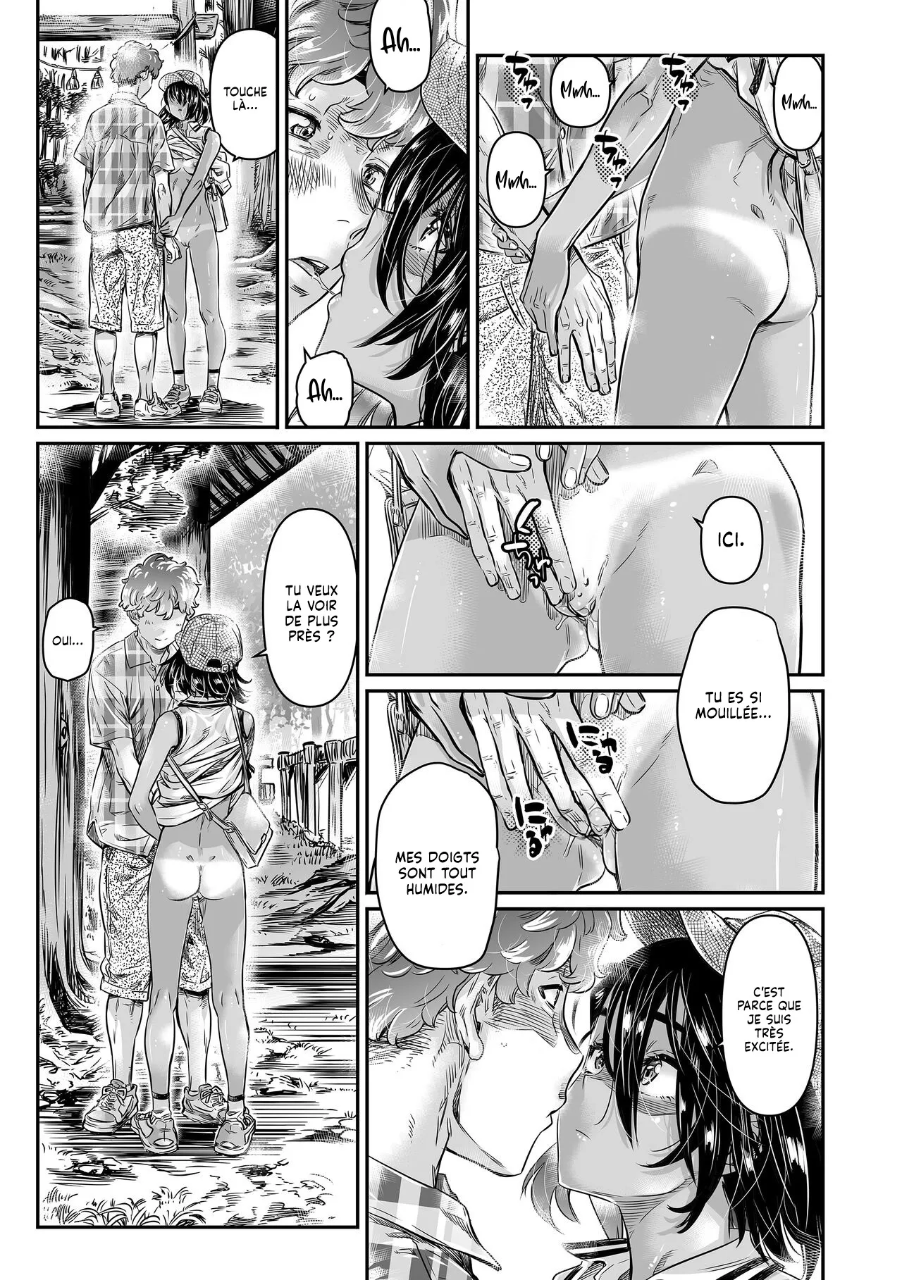 Hiyake no Bitch Shoujo wa, Doutei no Senpai o Yagai Sex ni Sasou  Une Fille Bronzee invite un gars a faire lAmour en pleine air numero d'image 16