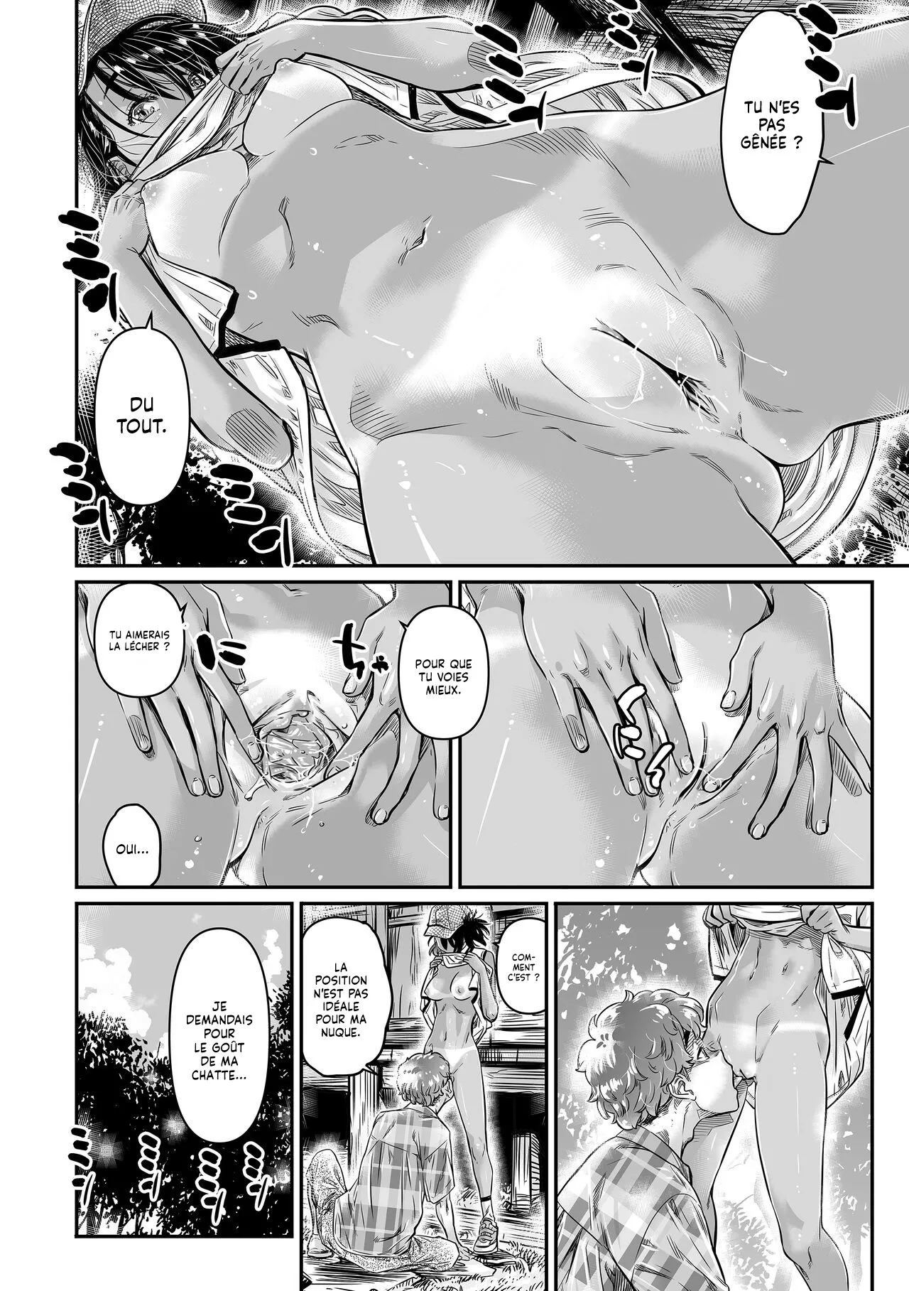 Hiyake no Bitch Shoujo wa, Doutei no Senpai o Yagai Sex ni Sasou  Une Fille Bronzee invite un gars a faire lAmour en pleine air numero d'image 17