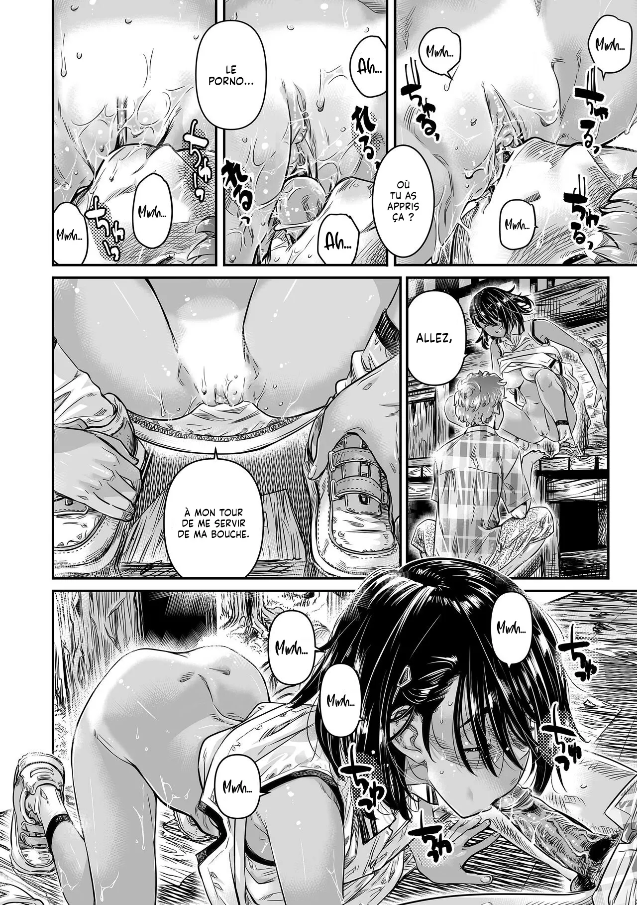 Hiyake no Bitch Shoujo wa, Doutei no Senpai o Yagai Sex ni Sasou  Une Fille Bronzee invite un gars a faire lAmour en pleine air numero d'image 19
