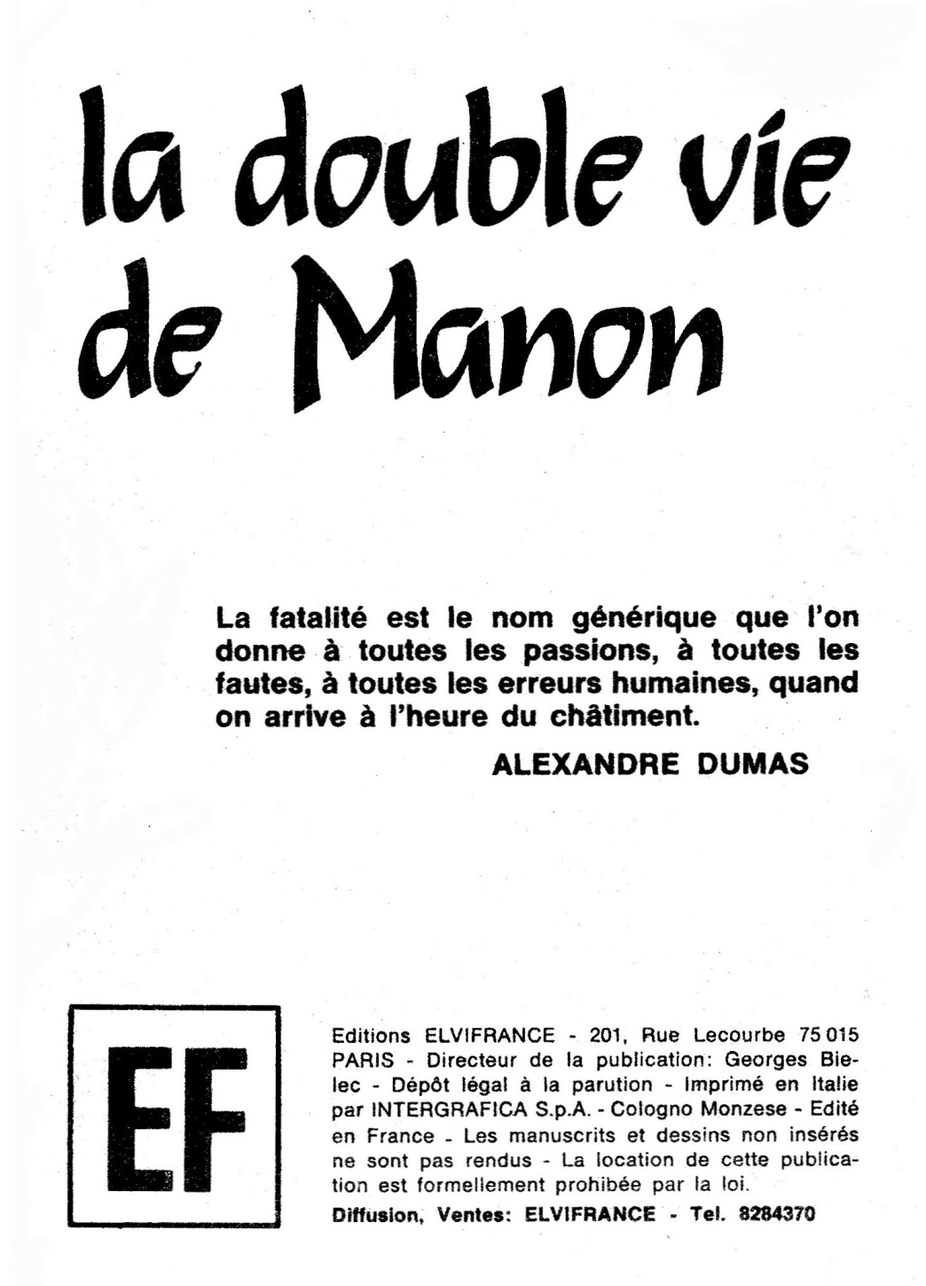 Elvifrance - Hors-serie rouge - 18 - La double vie de Manon numero d'image 4