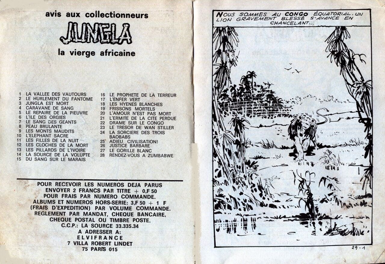 PFA - Jungla 29 La mort jaune numero d'image 1