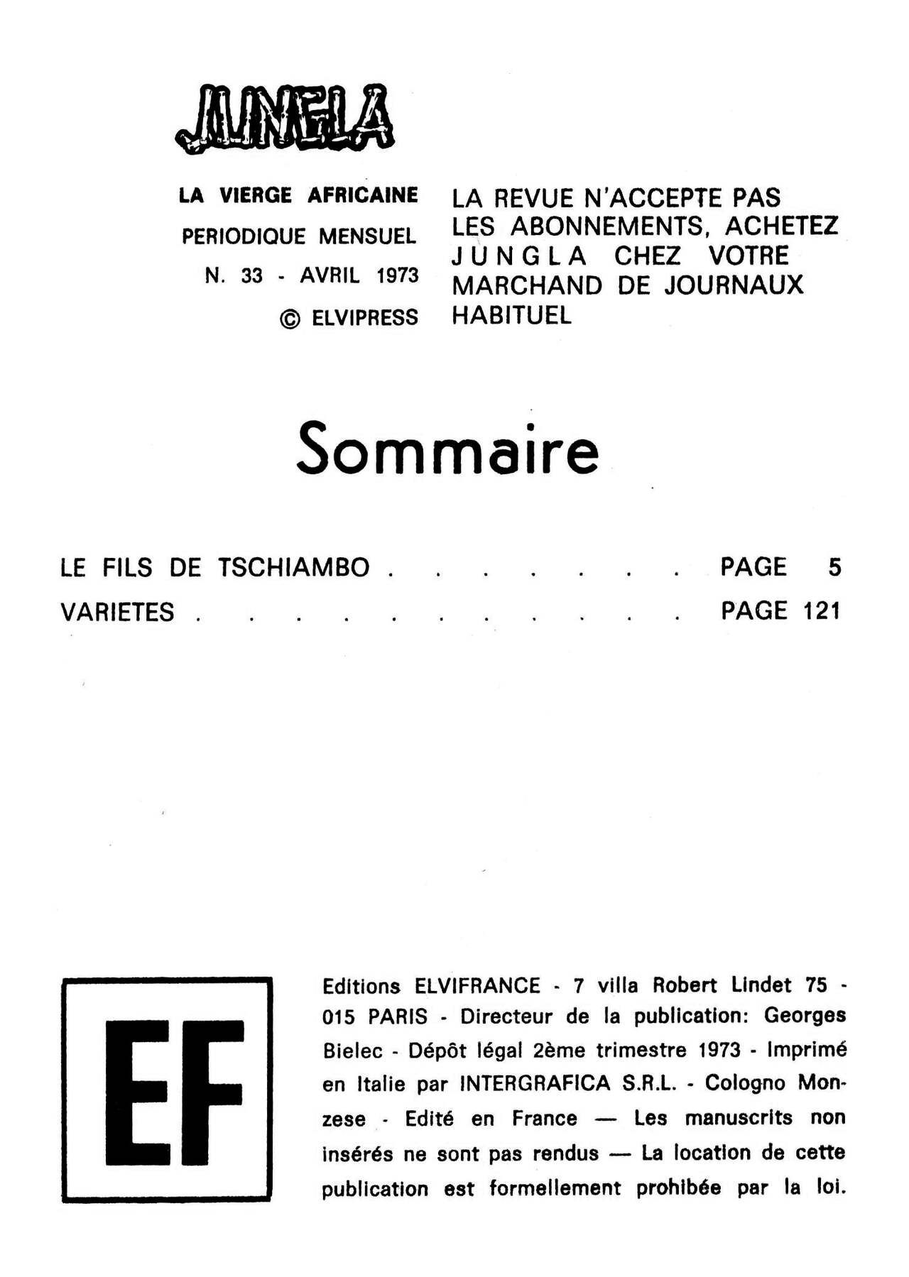 Jungla 33 - Le fils de Tschiambo numero d'image 2