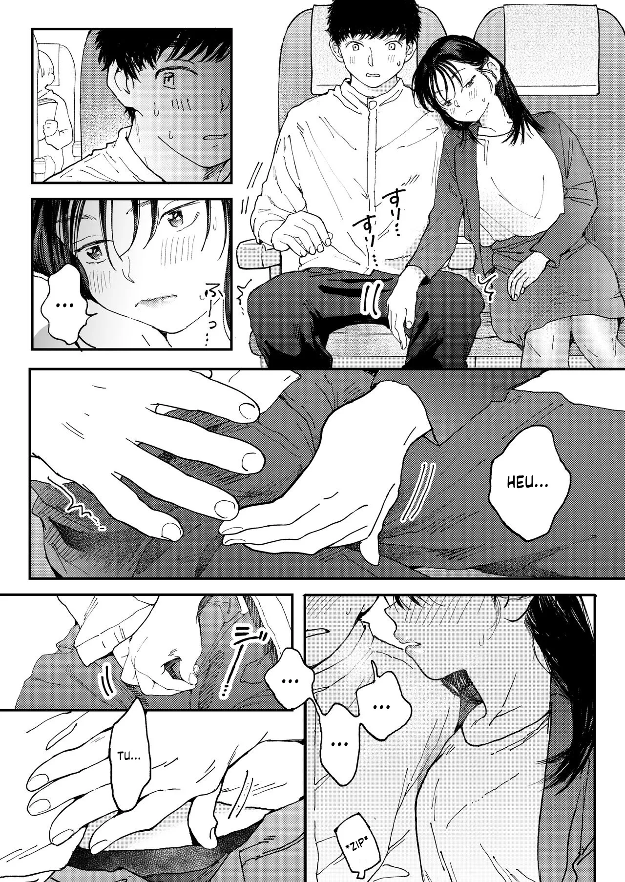 Muramura OL-san wa Hikouki no Naka demo Seiyoku o Mitashitai  Une jeune Femme veut assouvir son Fantasme dans un avion numero d'image 14