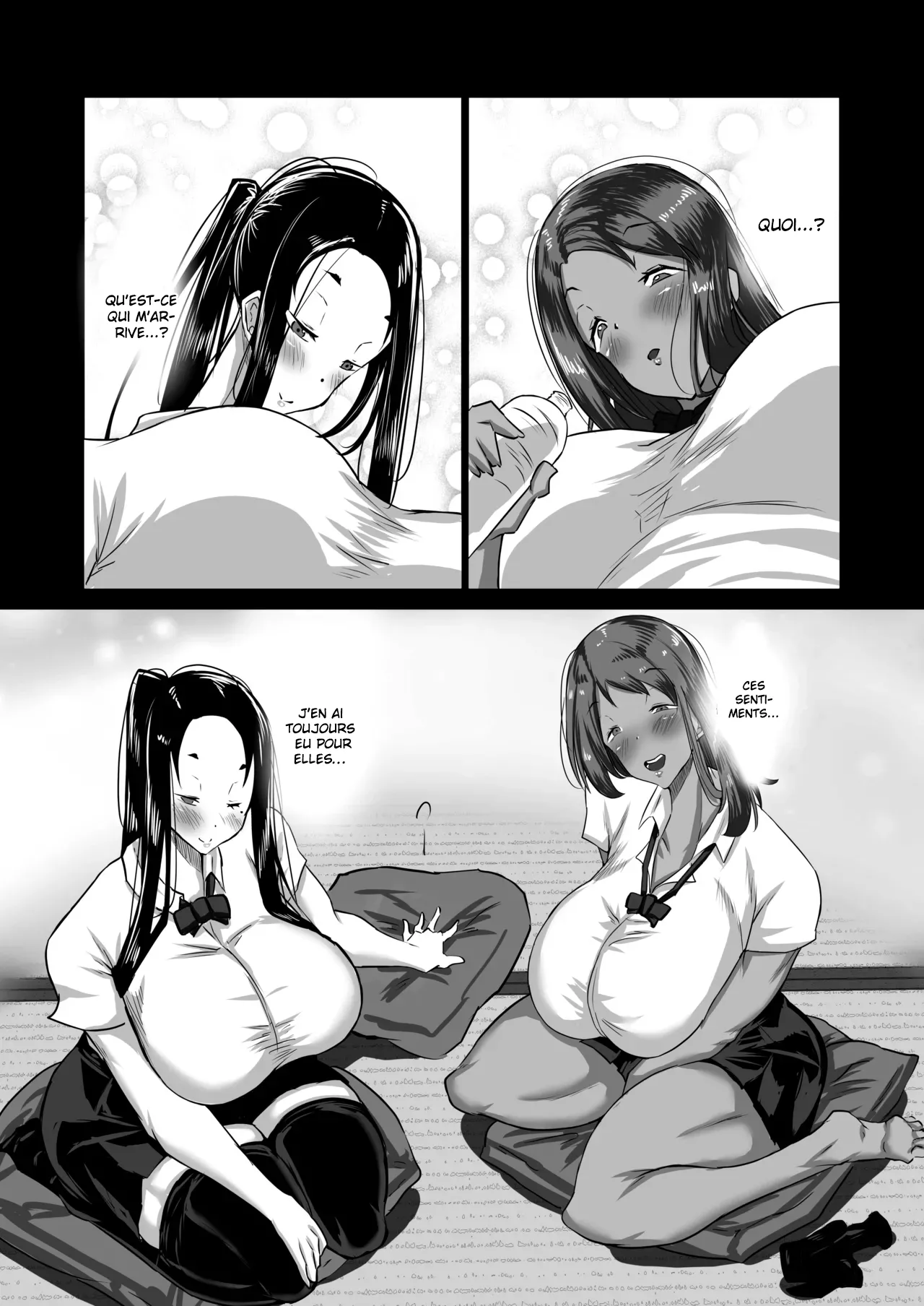 Jimoto no Oneesan-tachi ni, Dekachin Baka no Tomodachi ga Tanetsuke Koubi Shimakutteta  Mon idiot de pote a lenorme bite passe son temps a baiser mes grandes s?urs dans mon village natal numero d'image 33