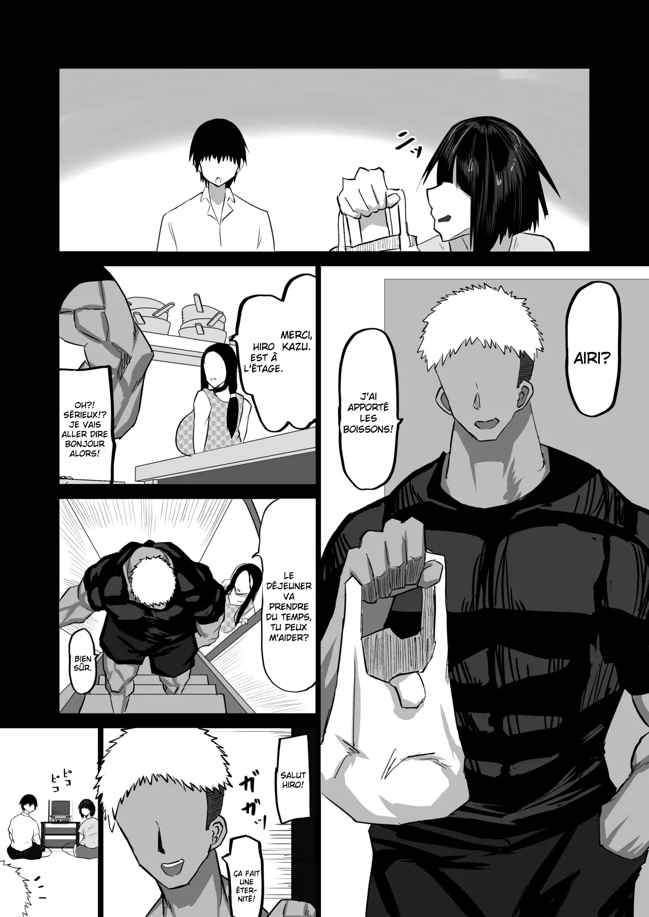 Jimoto no Oneesan-tachi ni, Dekachin Baka no Tomodachi ga Tanetsuke Koubi Shimakutteta  Mon idiot de pote a lenorme bite passe son temps a baiser mes grandes s?urs dans mon village natal numero d'image 6
