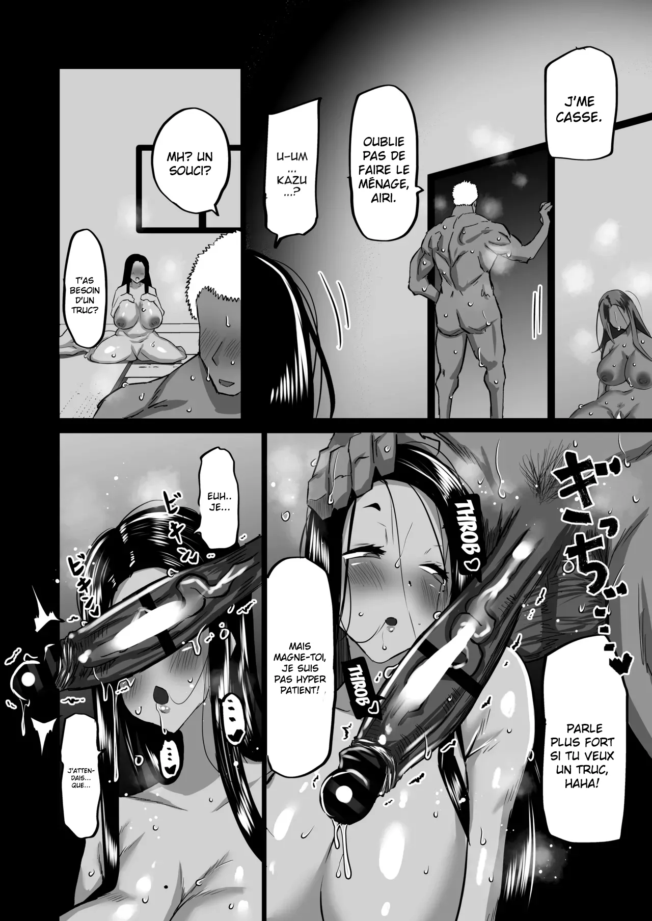 Jimoto no Oneesan-tachi ni, Dekachin Baka no Tomodachi ga Tanetsuke Koubi Shimakutteta  Mon idiot de pote a lenorme bite passe son temps a baiser mes grandes s?urs dans mon village natal numero d'image 80