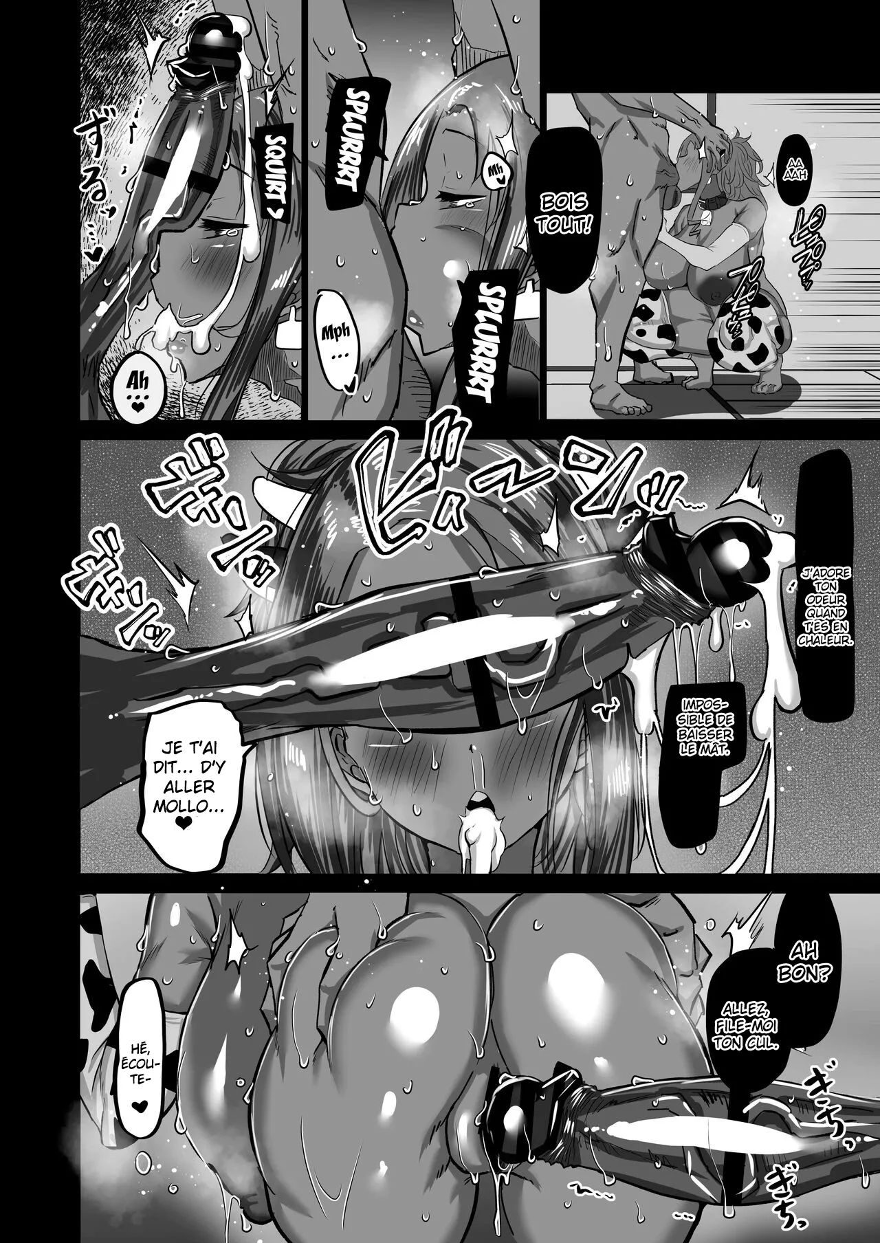 Jimoto no Oneesan-tachi ni, Dekachin Baka no Tomodachi ga Tanetsuke Koubi Shimakutteta  Mon idiot de pote a lenorme bite passe son temps a baiser mes grandes s?urs dans mon village natal numero d'image 113