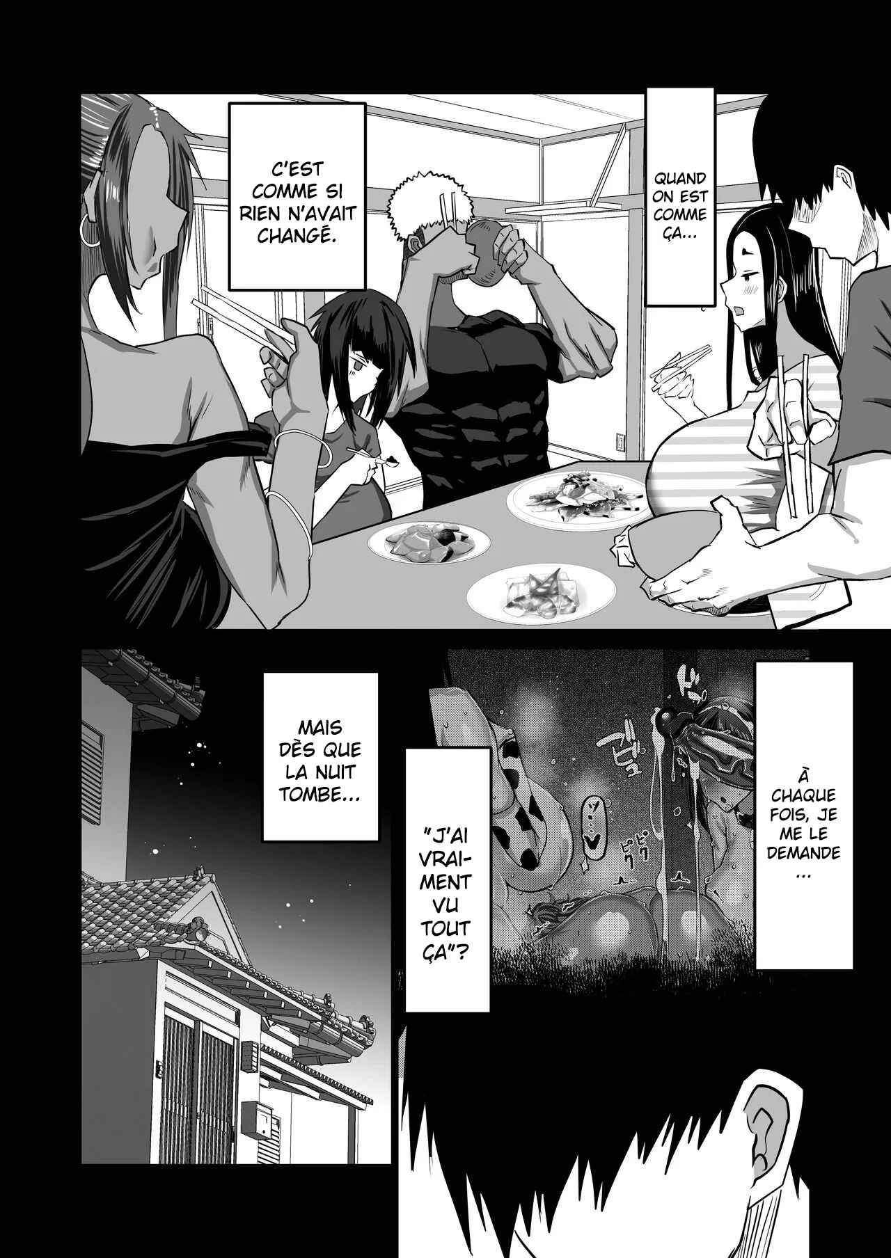 Jimoto no Oneesan-tachi ni, Dekachin Baka no Tomodachi ga Tanetsuke Koubi Shimakutteta  Mon idiot de pote a lenorme bite passe son temps a baiser mes grandes s?urs dans mon village natal numero d'image 121
