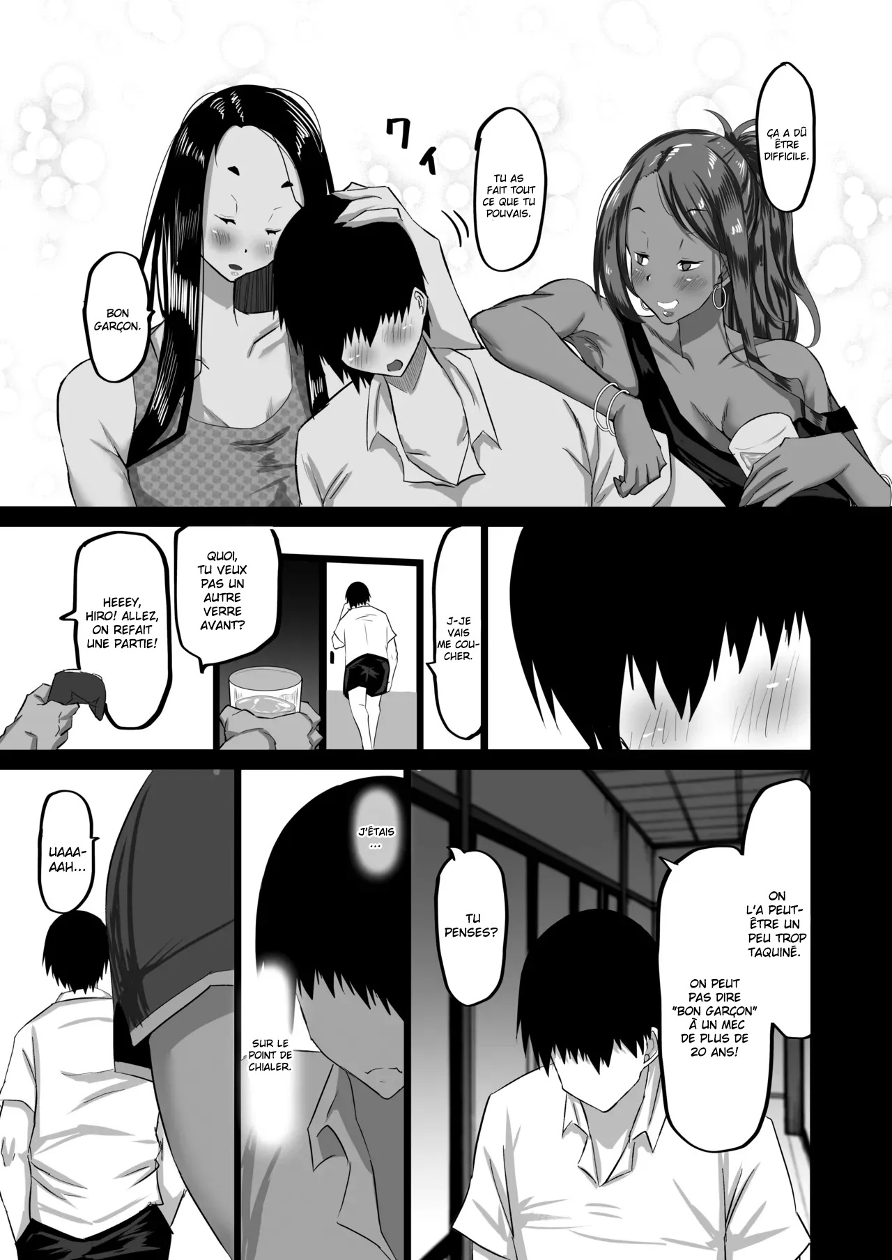 Jimoto no Oneesan-tachi ni, Dekachin Baka no Tomodachi ga Tanetsuke Koubi Shimakutteta  Mon idiot de pote a lenorme bite passe son temps a baiser mes grandes s?urs dans mon village natal numero d'image 11