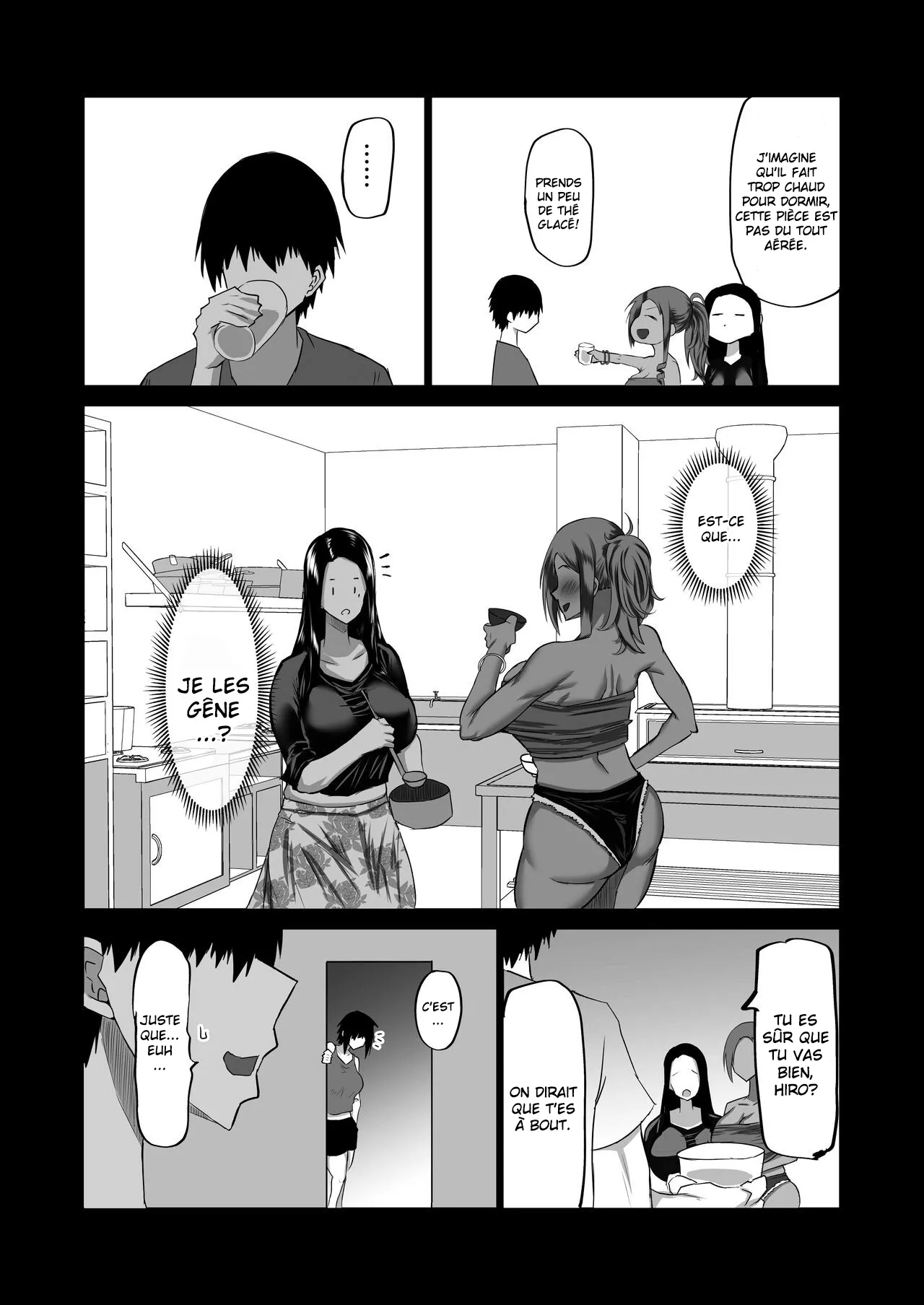 Jimoto no Oneesan-tachi ni, Dekachin Baka no Tomodachi ga Tanetsuke Koubi Shimakutteta  Mon idiot de pote a lenorme bite passe son temps a baiser mes grandes s?urs dans mon village natal numero d'image 128