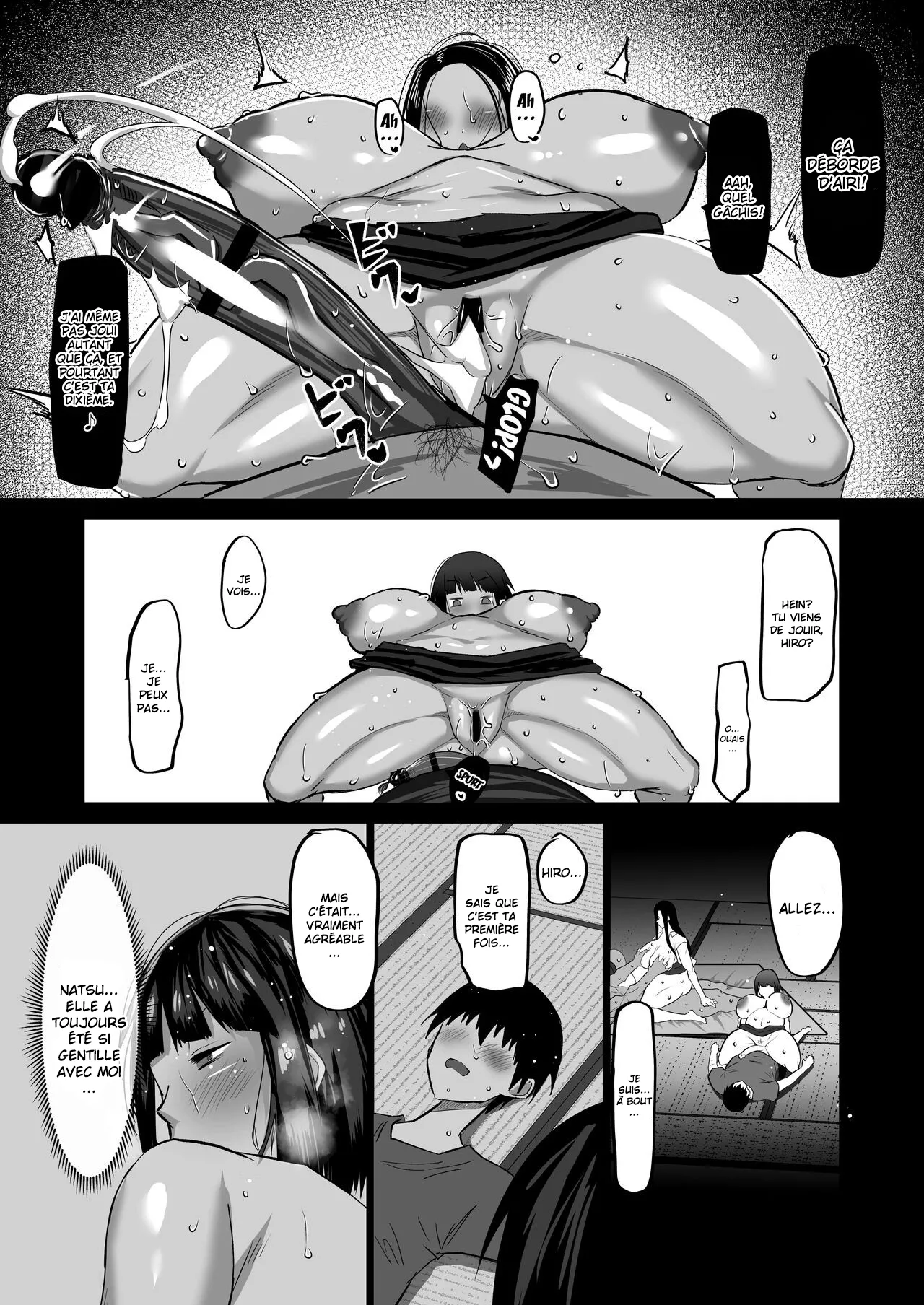 Jimoto no Oneesan-tachi ni, Dekachin Baka no Tomodachi ga Tanetsuke Koubi Shimakutteta  Mon idiot de pote a lenorme bite passe son temps a baiser mes grandes s?urs dans mon village natal numero d'image 149