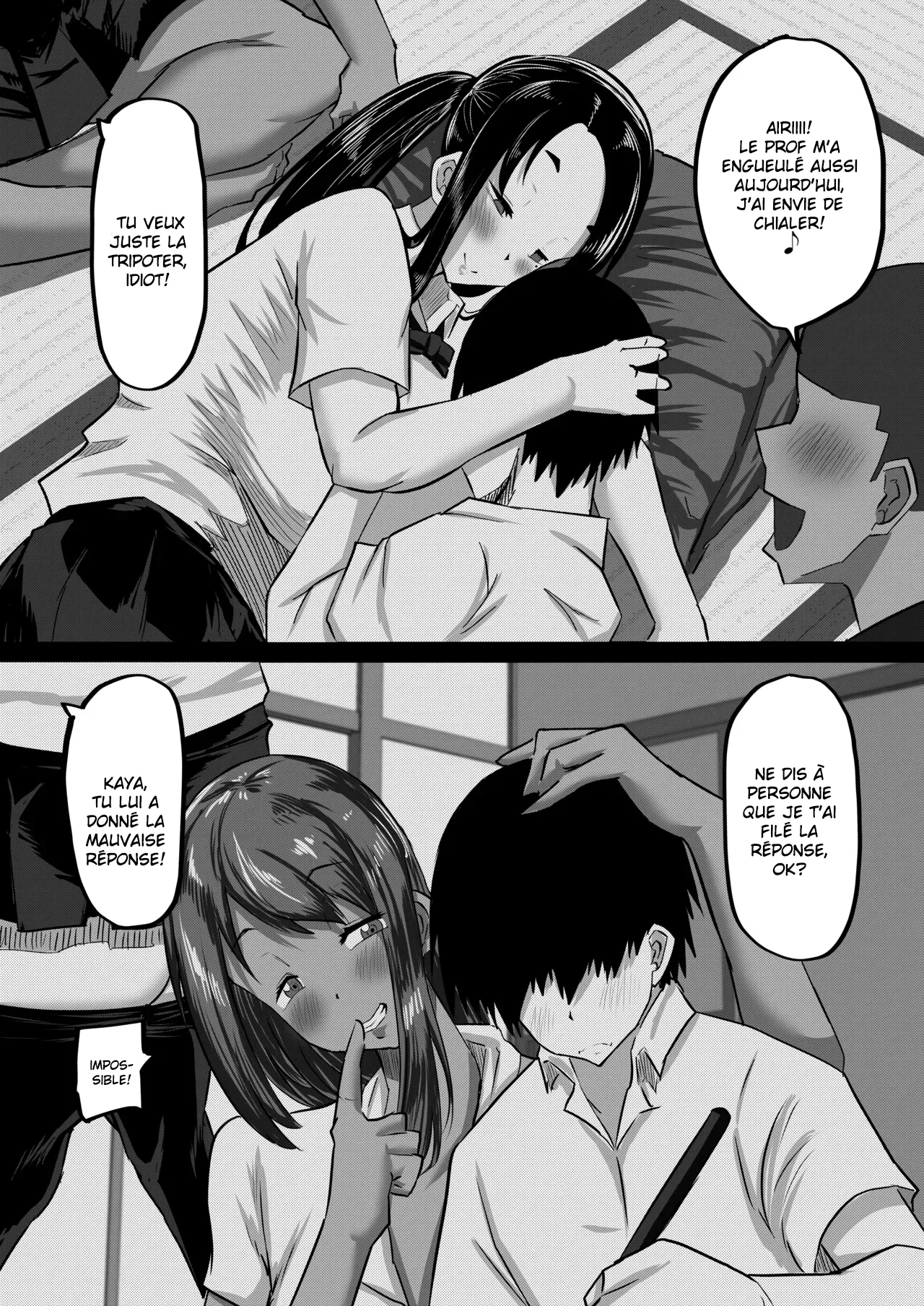 Jimoto no Oneesan-tachi ni, Dekachin Baka no Tomodachi ga Tanetsuke Koubi Shimakutteta  Mon idiot de pote a lenorme bite passe son temps a baiser mes grandes s?urs dans mon village natal numero d'image 14