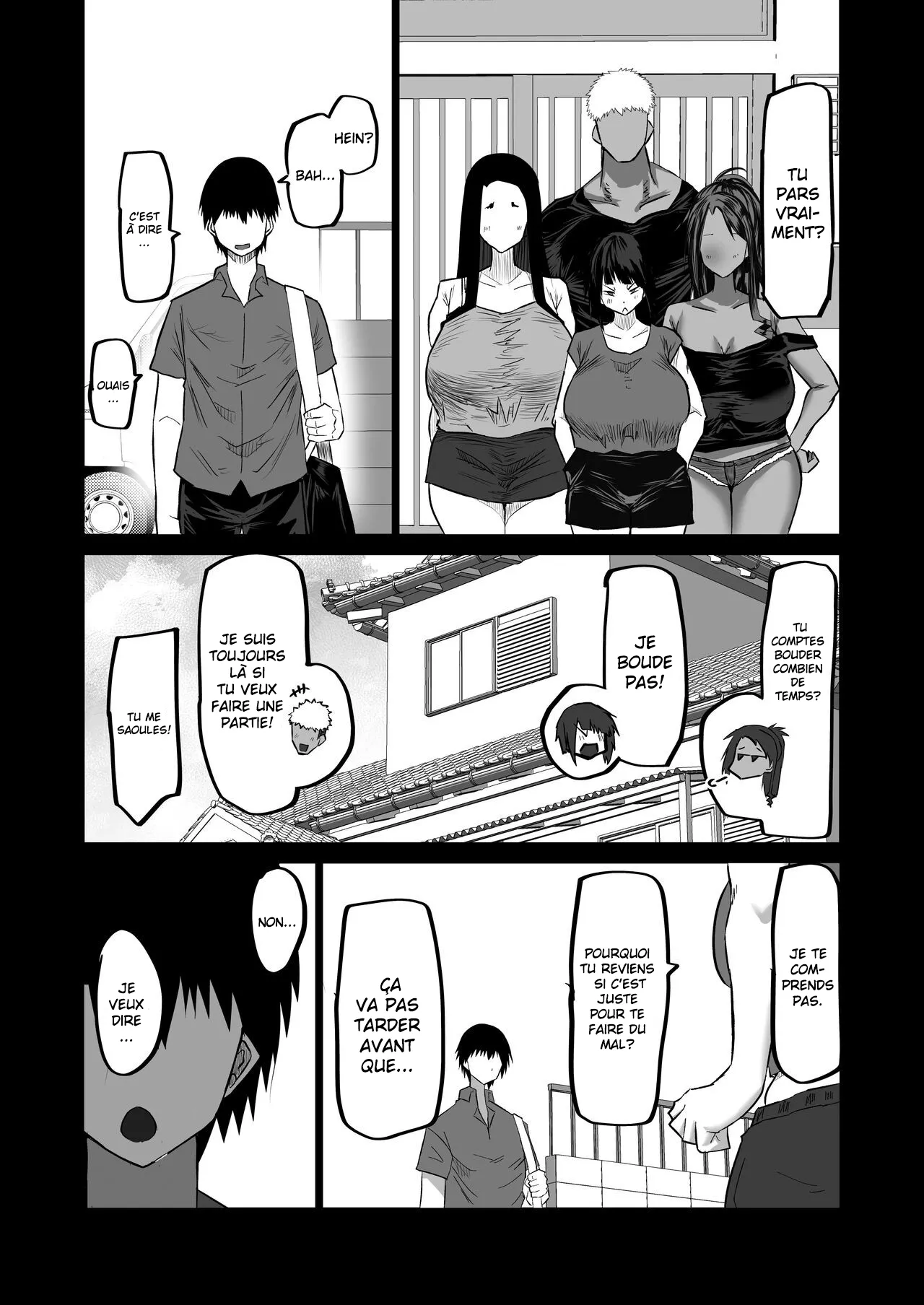 Jimoto no Oneesan-tachi ni, Dekachin Baka no Tomodachi ga Tanetsuke Koubi Shimakutteta  Mon idiot de pote a lenorme bite passe son temps a baiser mes grandes s?urs dans mon village natal numero d'image 169