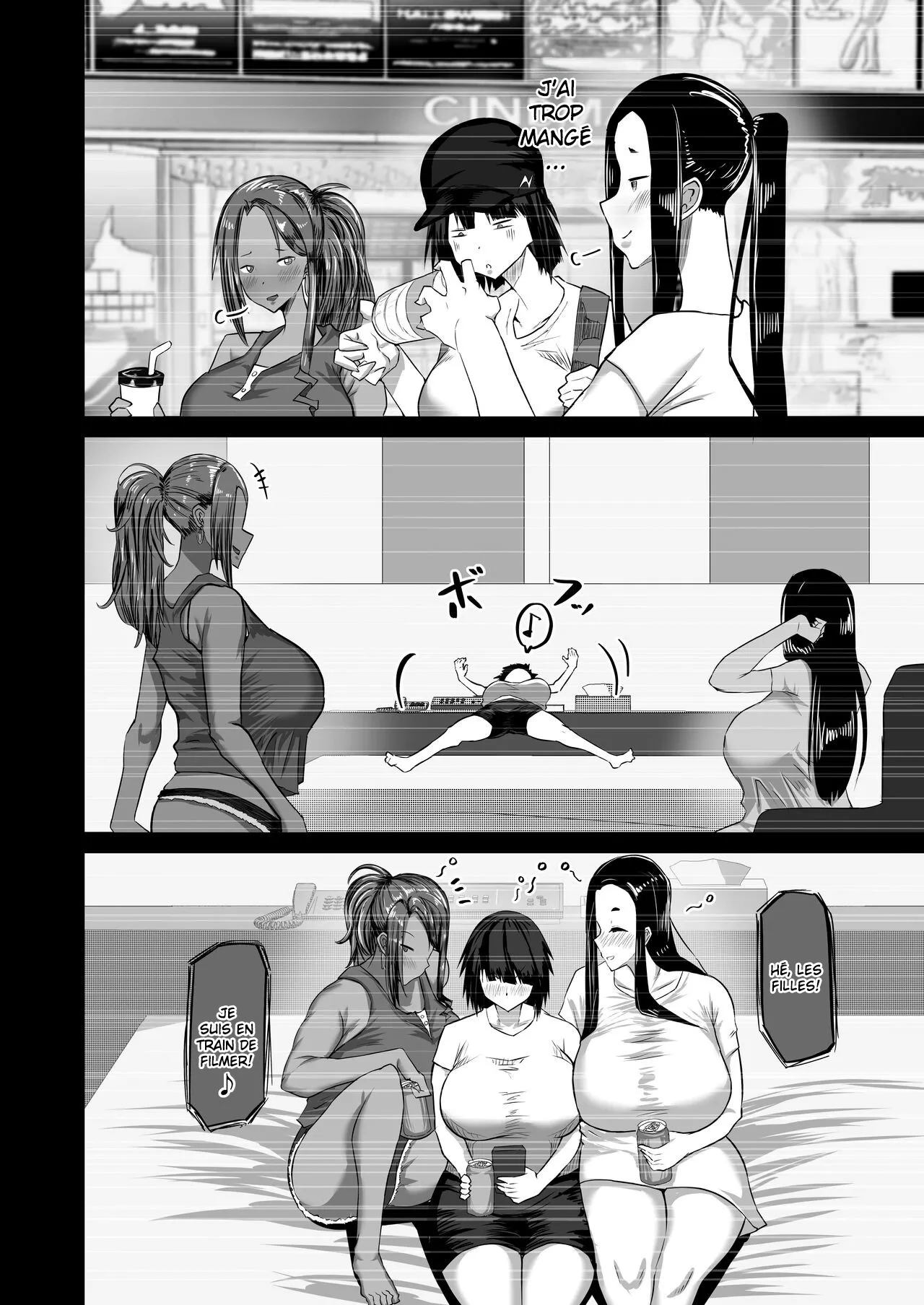 Jimoto no Oneesan-tachi ni, Dekachin Baka no Tomodachi ga Tanetsuke Koubi Shimakutteta  Mon idiot de pote a lenorme bite passe son temps a baiser mes grandes s?urs dans mon village natal numero d'image 173