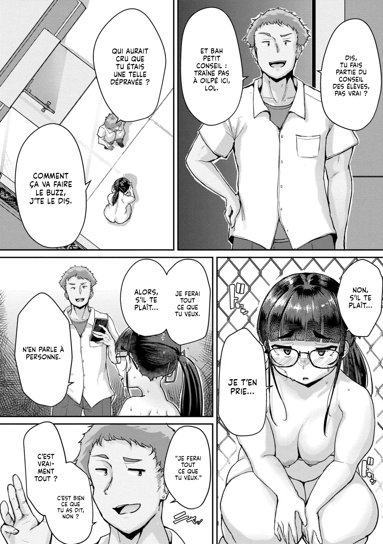 Muchi Pocha JK Fuuki Iin to Himitsu no Okujou  Le Secret de la Fille Potelee du Conseil des Eleves sur le Toit numero d'image 5