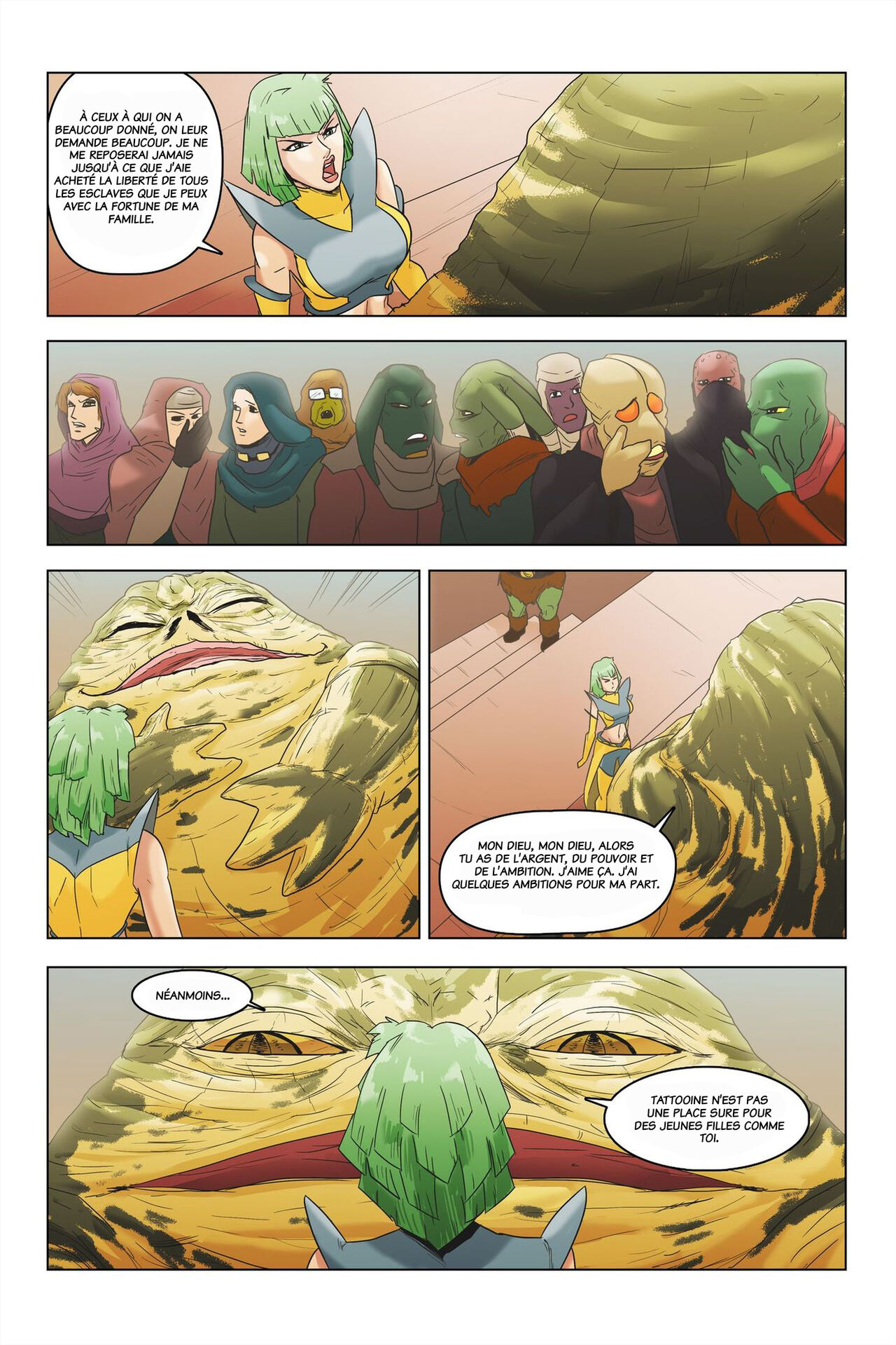 A Hutts hospitality - French, Parodie Star Wars numero d'image 2