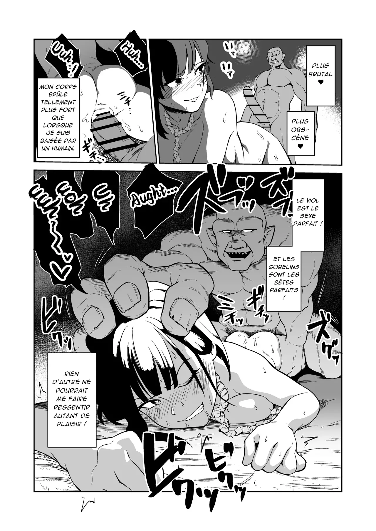 Zako-kan Nerai no Do-M Onna Kishi ga Hontou ni Goblin Dorei ni Sareru Hanashi Zenpen Part 1 numero d'image 28