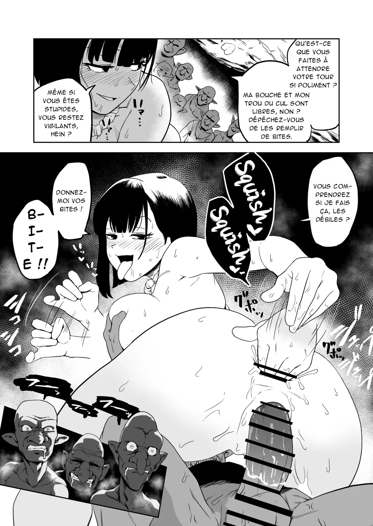 Zako-kan Nerai no Do-M Onna Kishi ga Hontou ni Goblin Dorei ni Sareru Hanashi Zenpen Part 1 numero d'image 36
