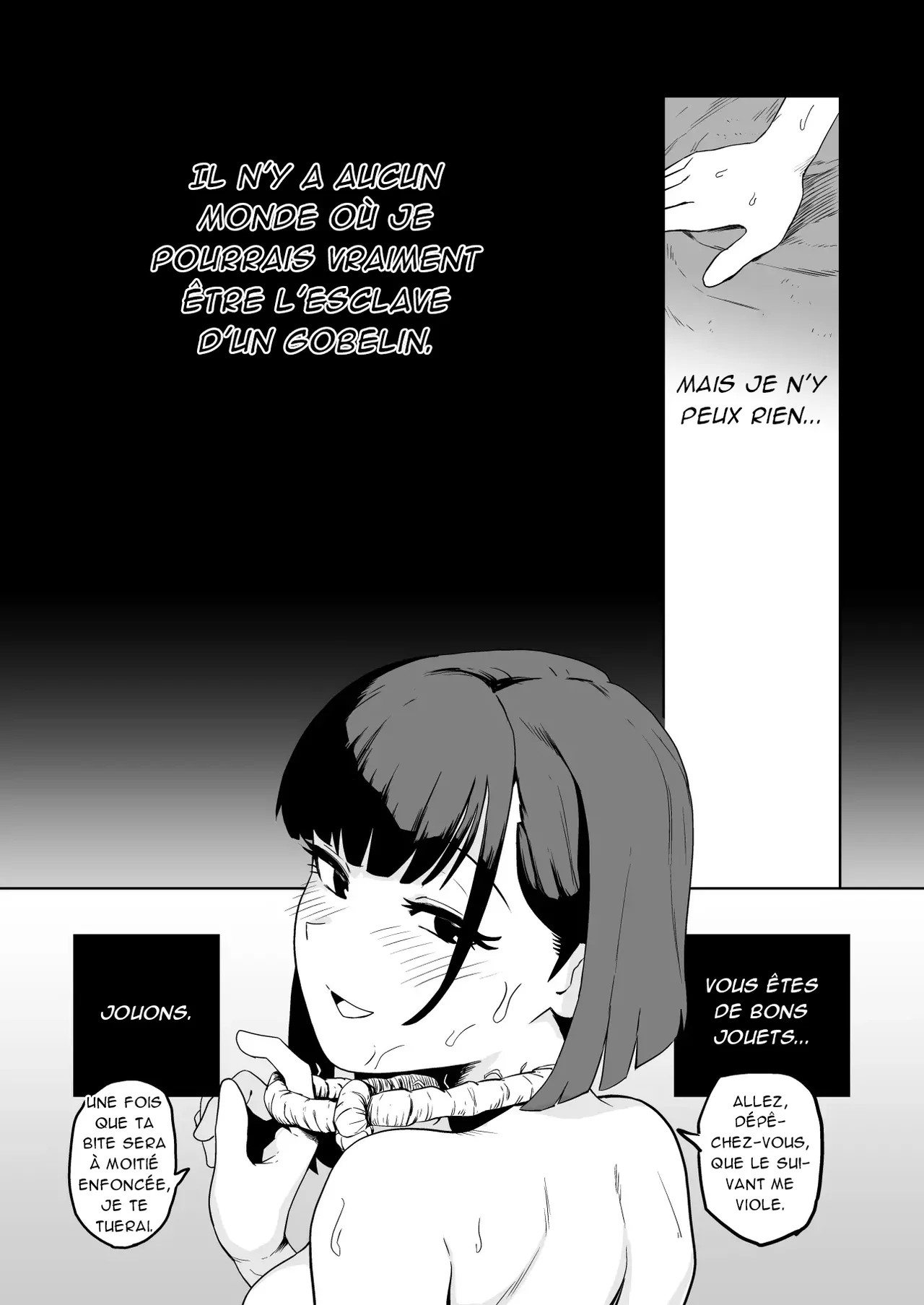 Zako-kan Nerai no Do-M Onna Kishi ga Hontou ni Goblin Dorei ni Sareru Hanashi Zenpen Part 1 numero d'image 47