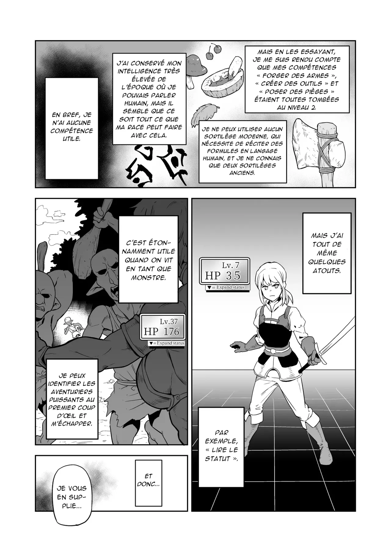 Zako-kan Nerai no Do-M Onna Kishi ga Hontou ni Goblin Dorei ni Sareru Hanashi Zenpen Part 1 numero d'image 4