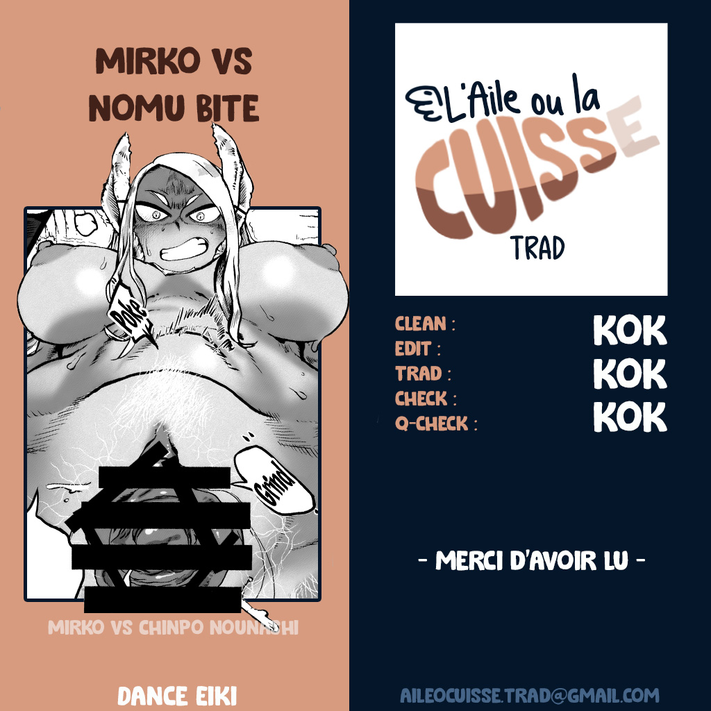 Mirko vs Chinpo Nounashi  Mirko vs Nomu Bite numero d'image 24