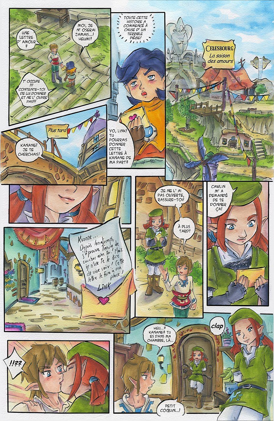 Assorted comic pages